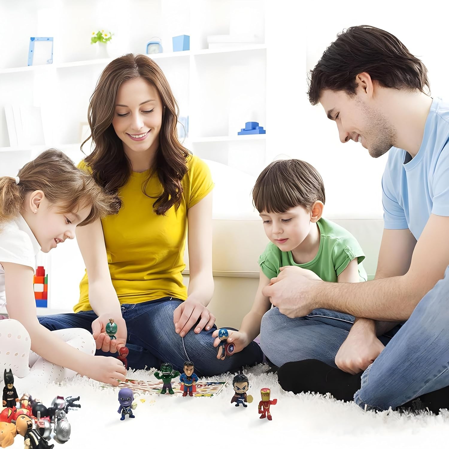 Mini Superhero Action Figures Set – 20-Piece Cake Decoration for Any Occasion