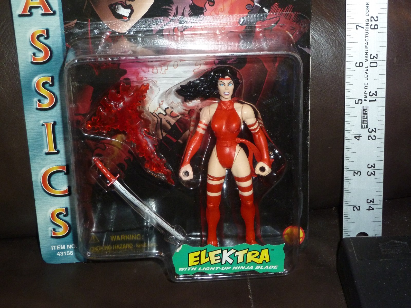 X MEN CLASSICS ELECTRA LIGHT UP NINJA BLADE TOY BIZ 1996