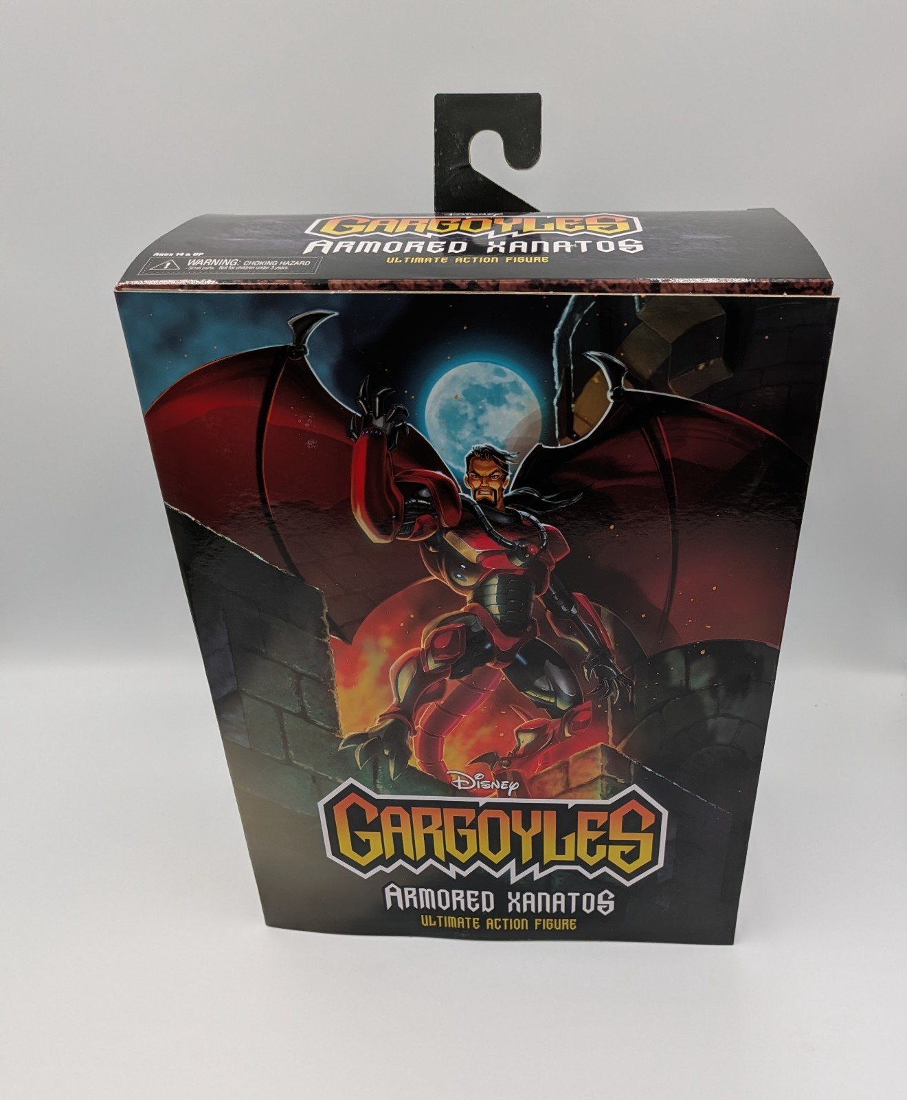 NECA Gargoyles Ultimate Armored David Xanatos Action Figure – New in Box 8&Prime;