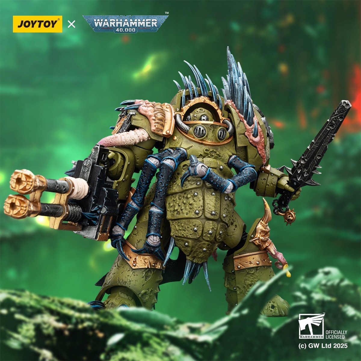 JOYTOY Warhammer 40K 1/18 Death Guard Blightlord Terminator 3PCS & Plague Marine