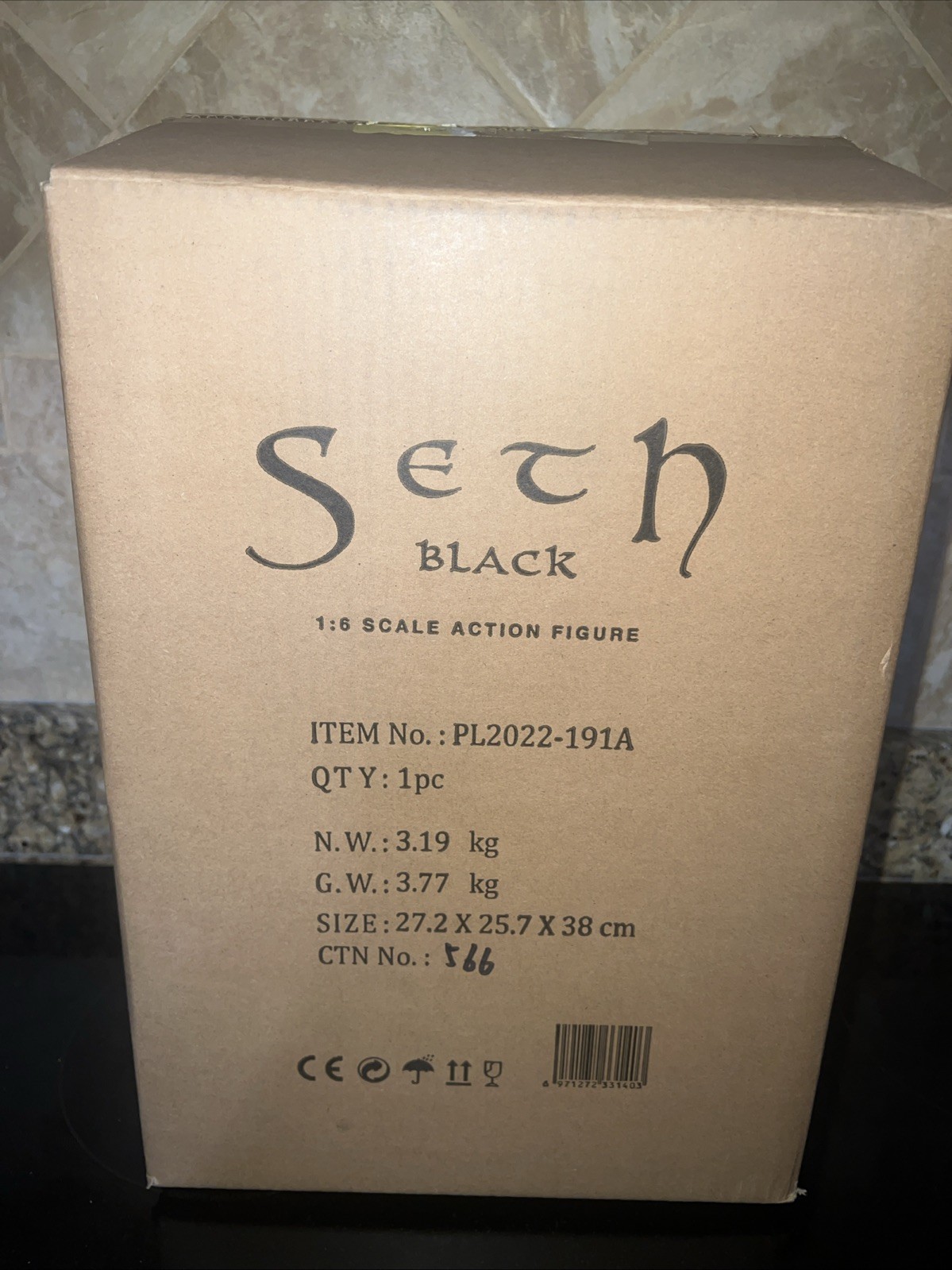 READ Seth Black 1/6 Figure 12” TBLeague Phicen Ancient Egyptian God PL2022-191A