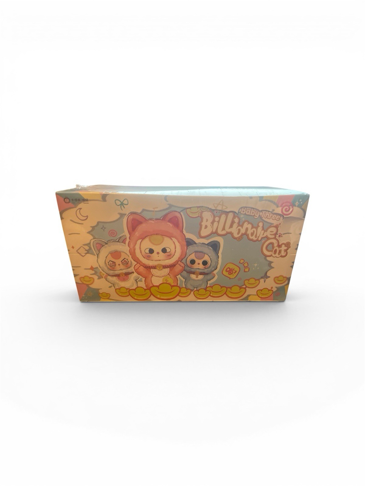 FULL CASE Baby Three “Billionaire Cat” Plush Blind Box Set (6 Sealed Boxes)