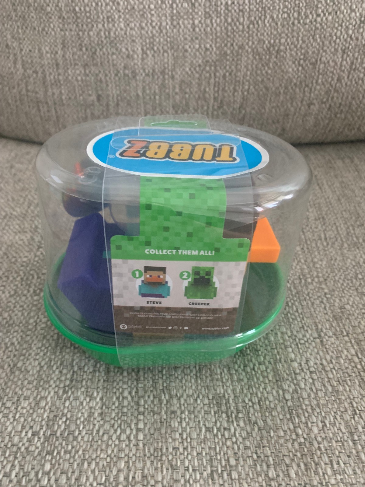TUBBZ First Edition Steve Minecraft Collectible Vinyl Rubber Duck Figure New