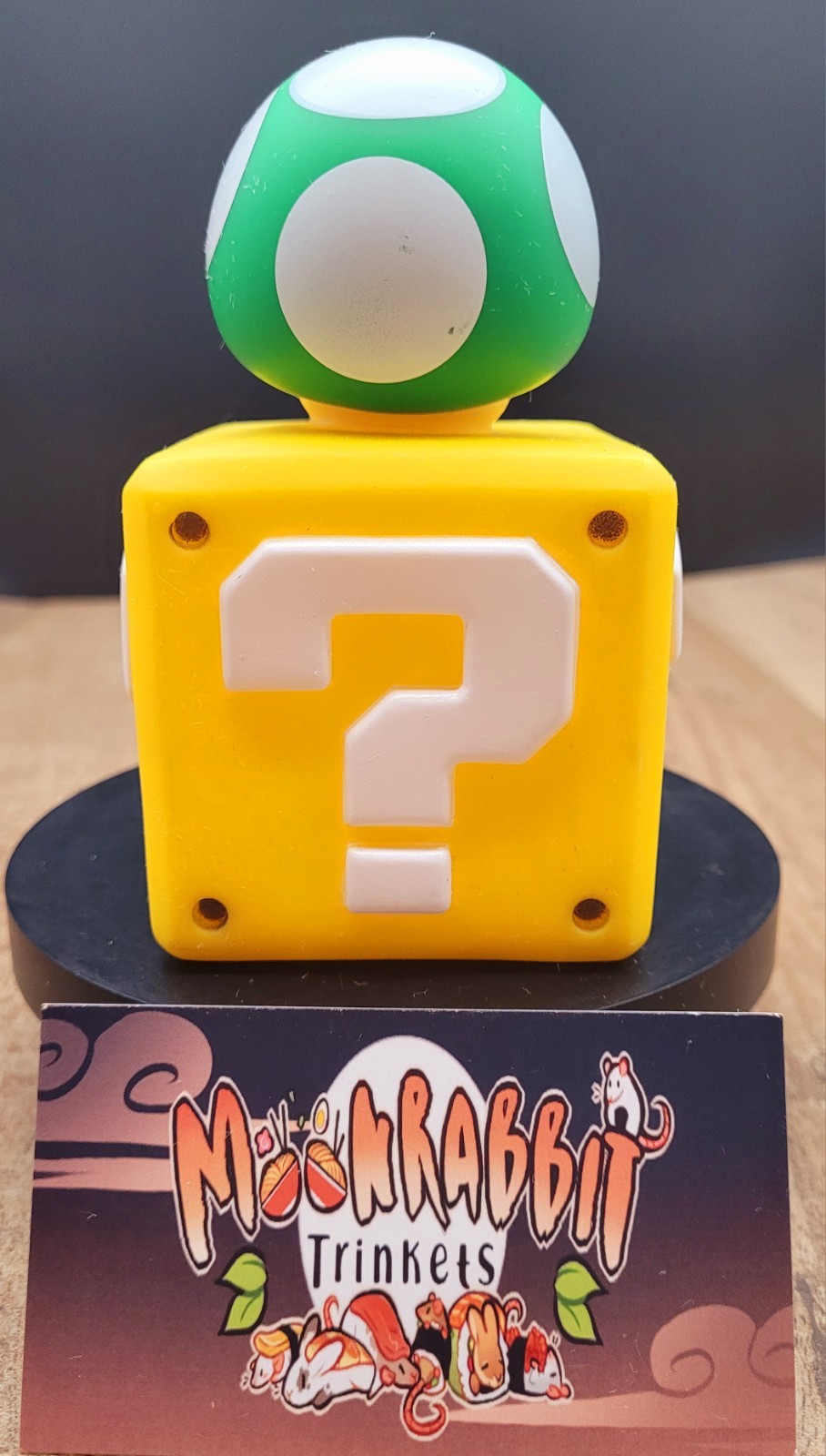 Super Mario Bros. 2017 Exclusive 4.5&Prime; 1UP Mushroom Paladone Block Vinyl Figure