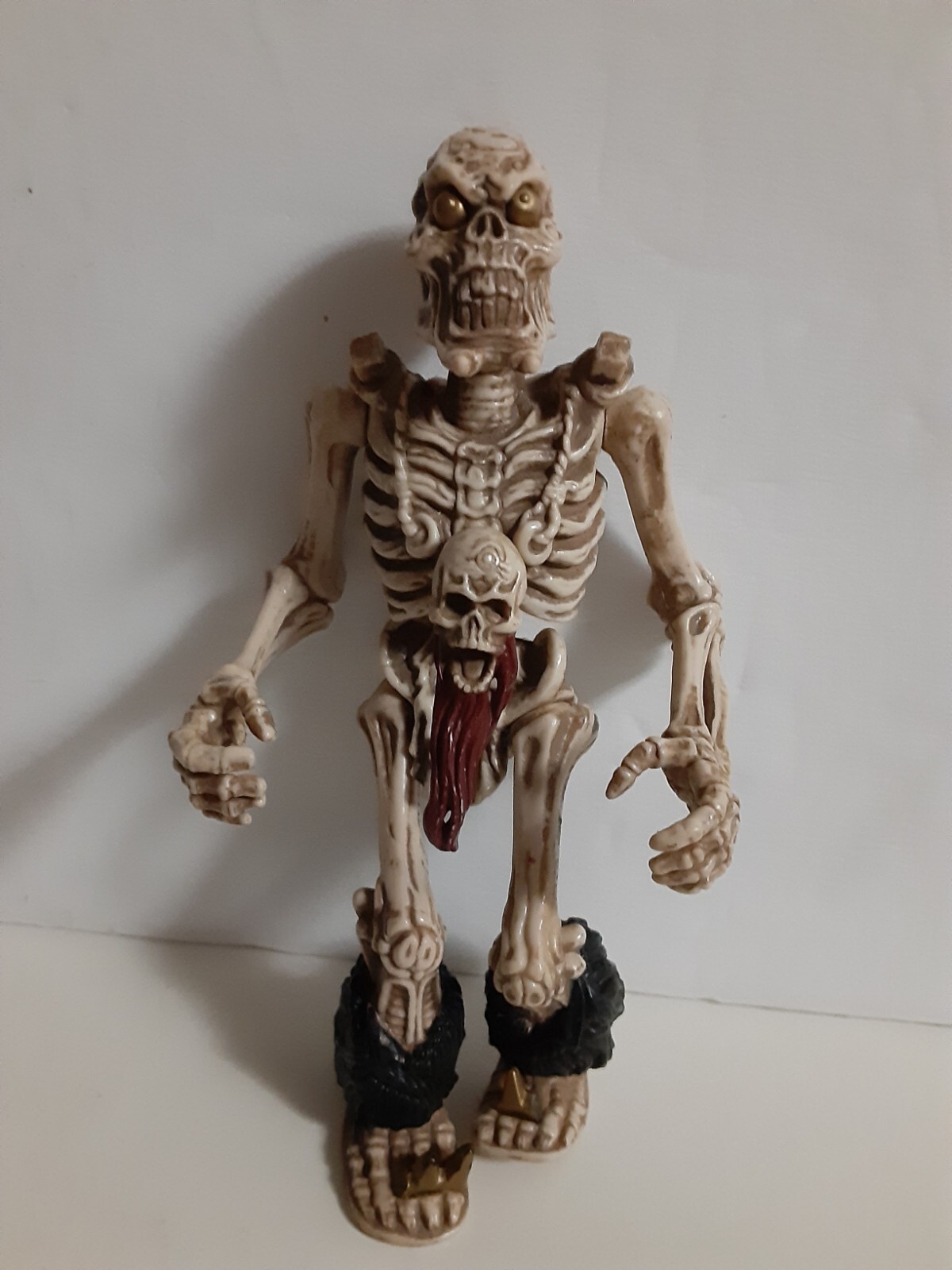 1994 Playmates Skeleton Warriors Baron Dark Action Figure No Hair or Accessories