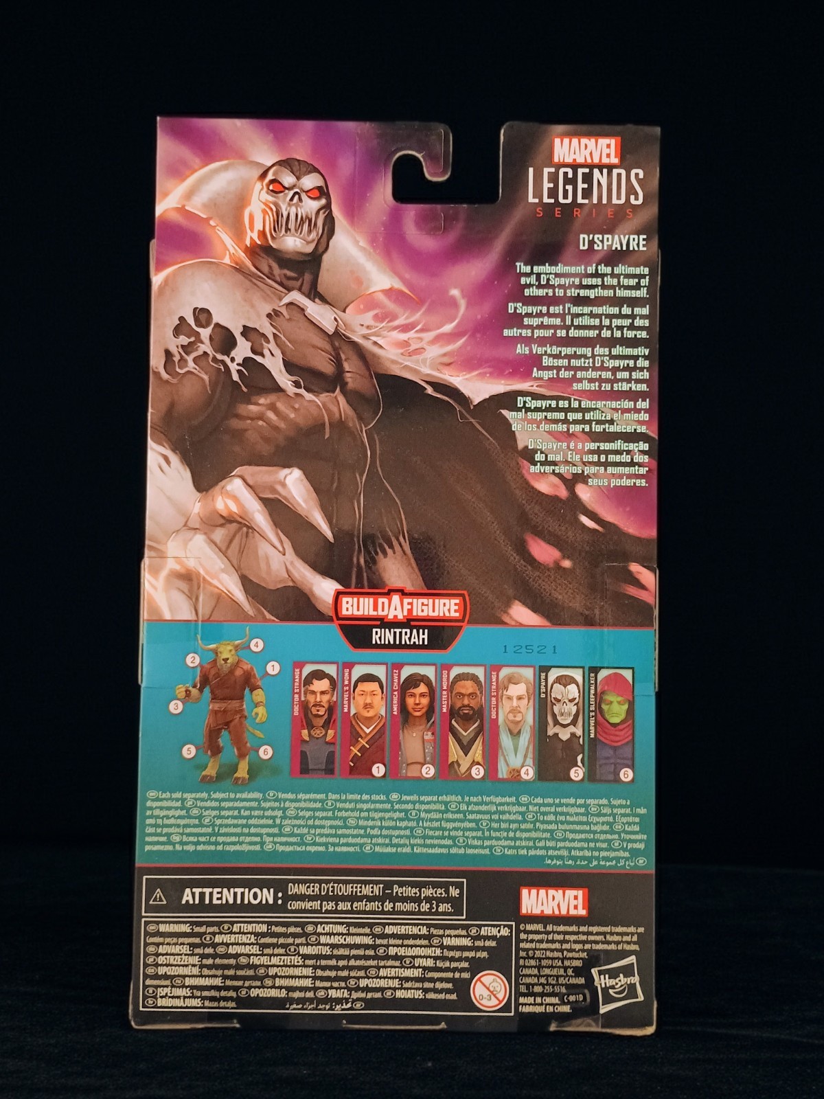 Marvel Legends – D&rsquo;Spraye BAF Rintrah