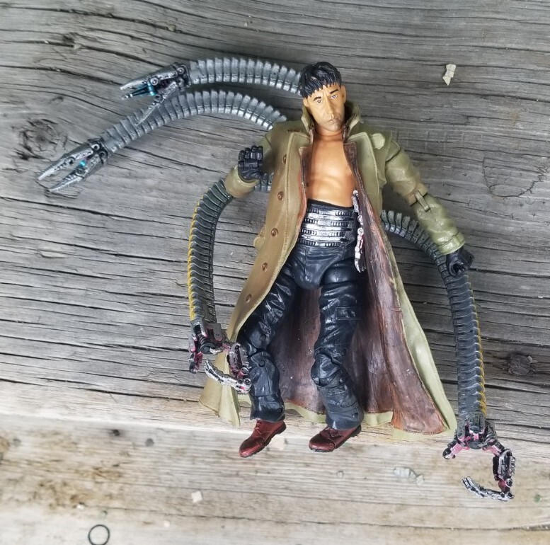 Loose Toy Biz Spider-Man 2 Movie DOC OCK BENDABLE TENTACLES 6&Prime; Figure Octopus #2
