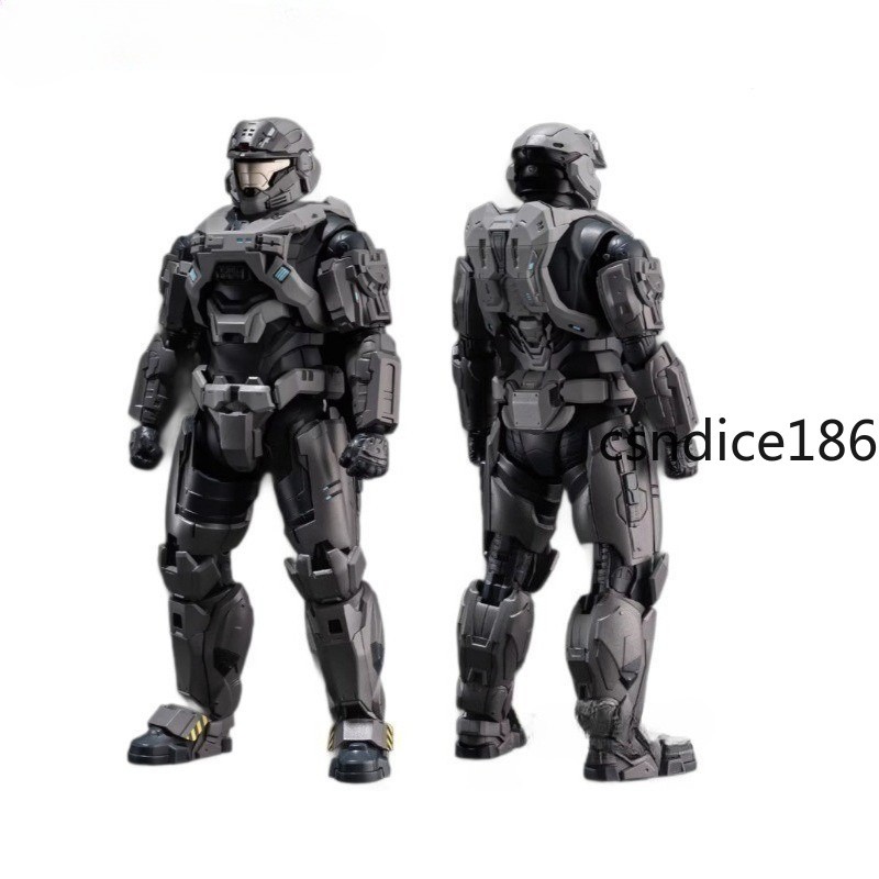 Halo Reach Spartan B312 (Noble Six) Master Chief 1/12 Scale Action Figure Model
