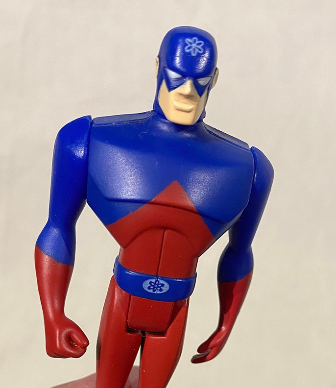 The ATOM with Small Atom Mini-Fig – Justice League Unlimited – JLU Action Figure