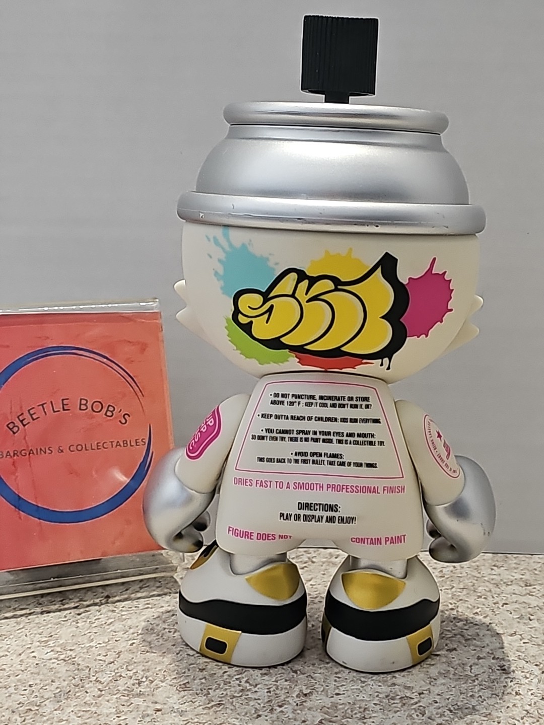 Superplastic Sket One Gold SuperKranky 8&Prime; Art Figure *LOOSE NO BOX MISSING CAP*