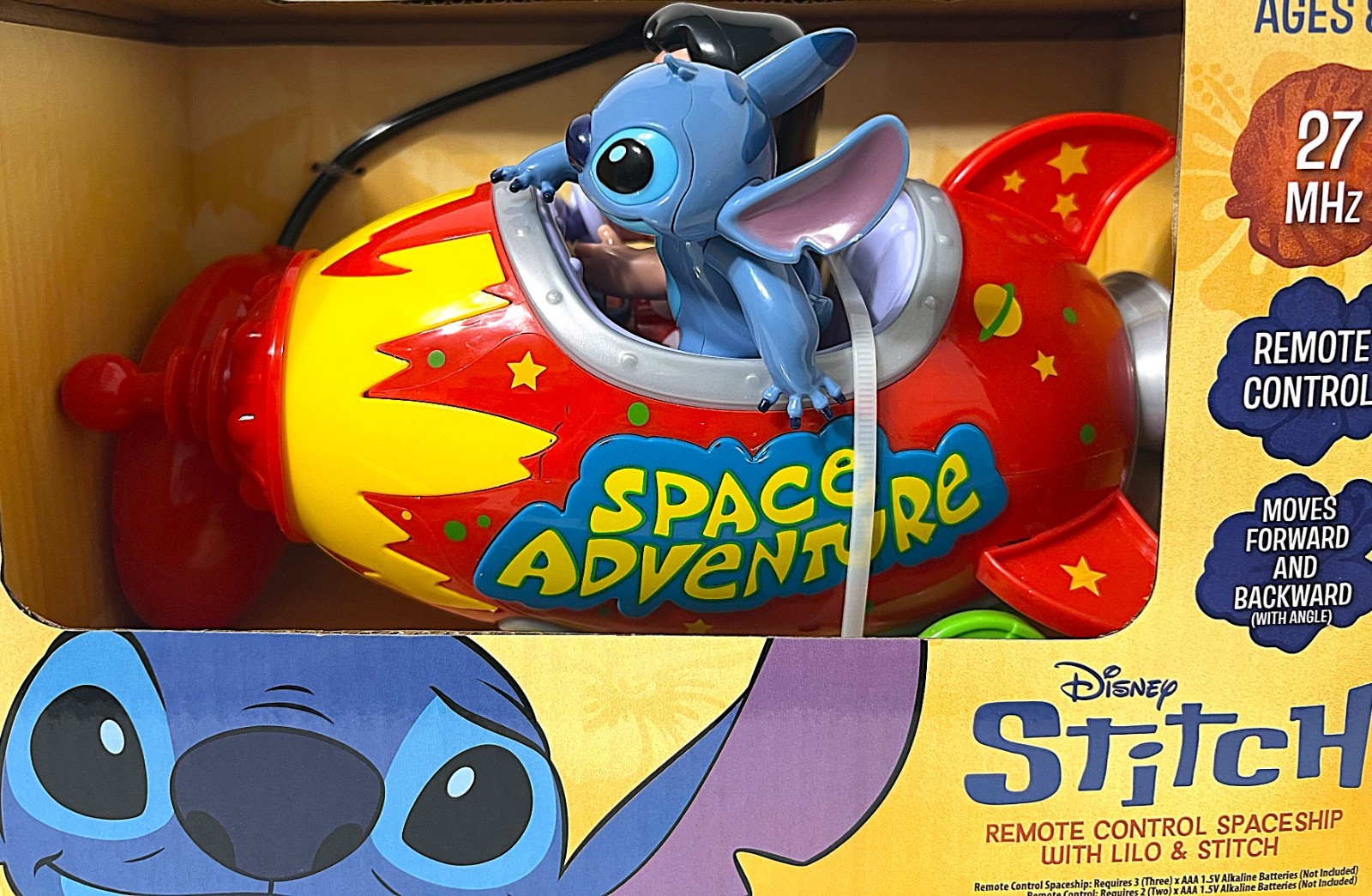 Disney Lilo & Stitch Remote Control Collectible Trending Toy Space Adventure 9&Prime;