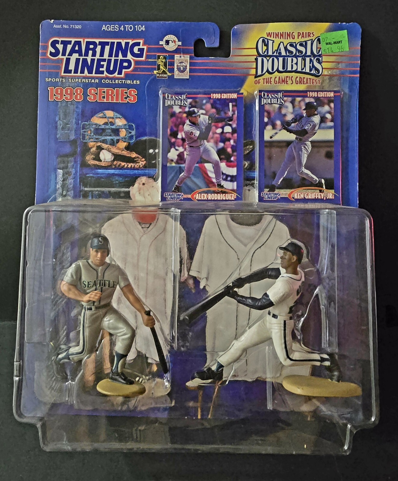 1998 ⚾ Ken Griffey Jr Alex Rodriguez Classic Double Starting Lineup Mariners