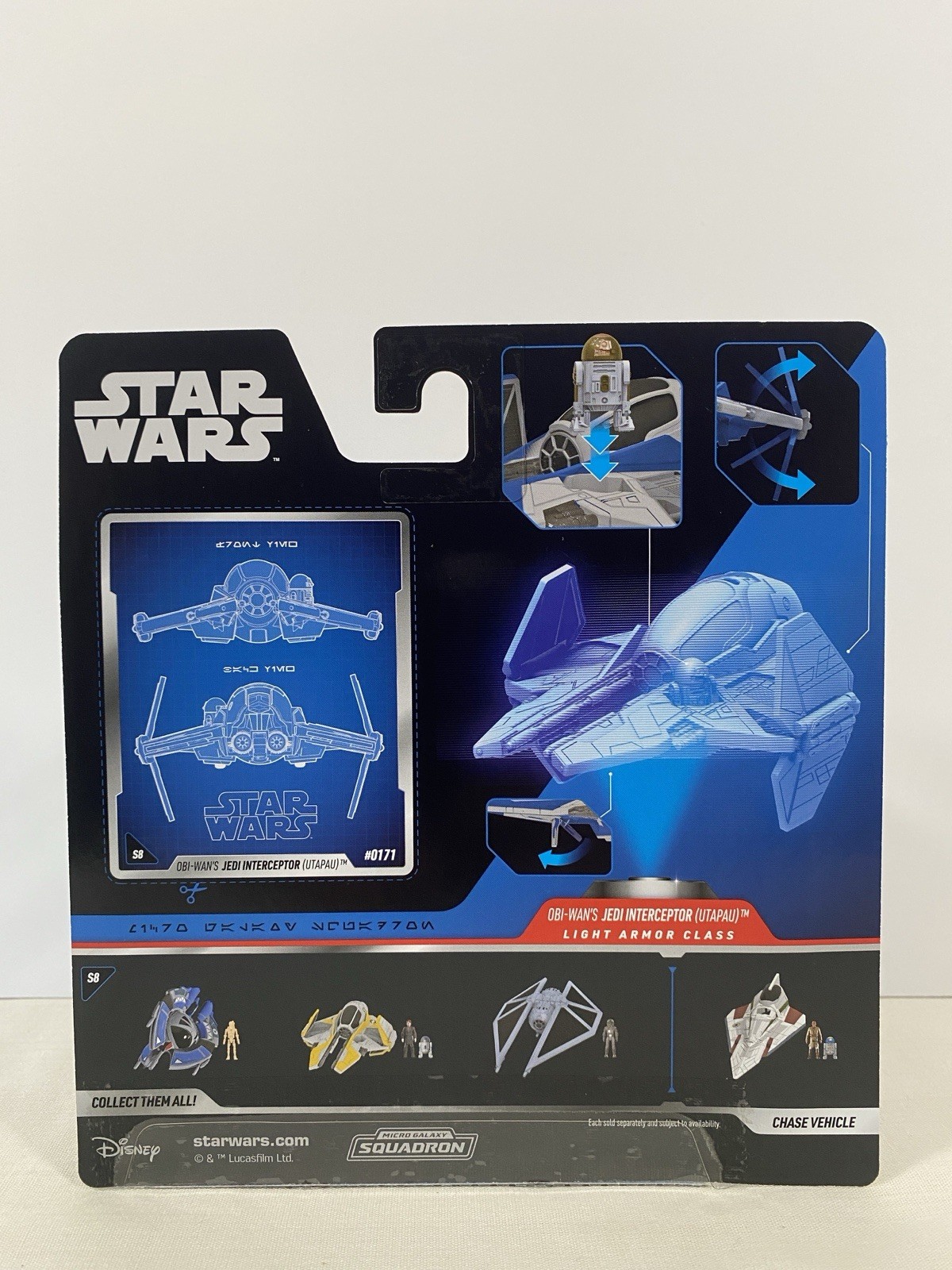 Star Wars Micro Galaxy Squadron Obi-Wan&rsquo;s Jedi Interceptor Utapau Chase 0171