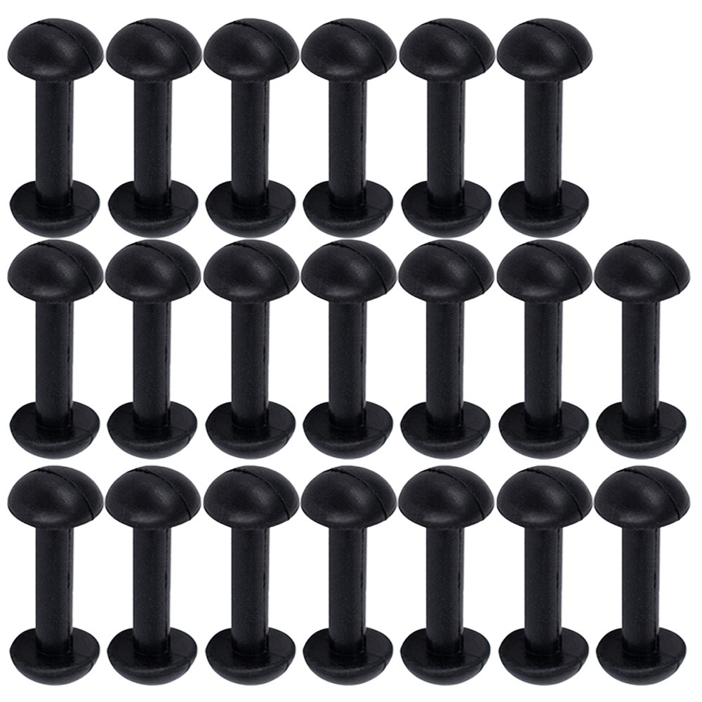 20Pcs For Motu Leg Band Replacement Connectors For Vintage Figures Black Rubber