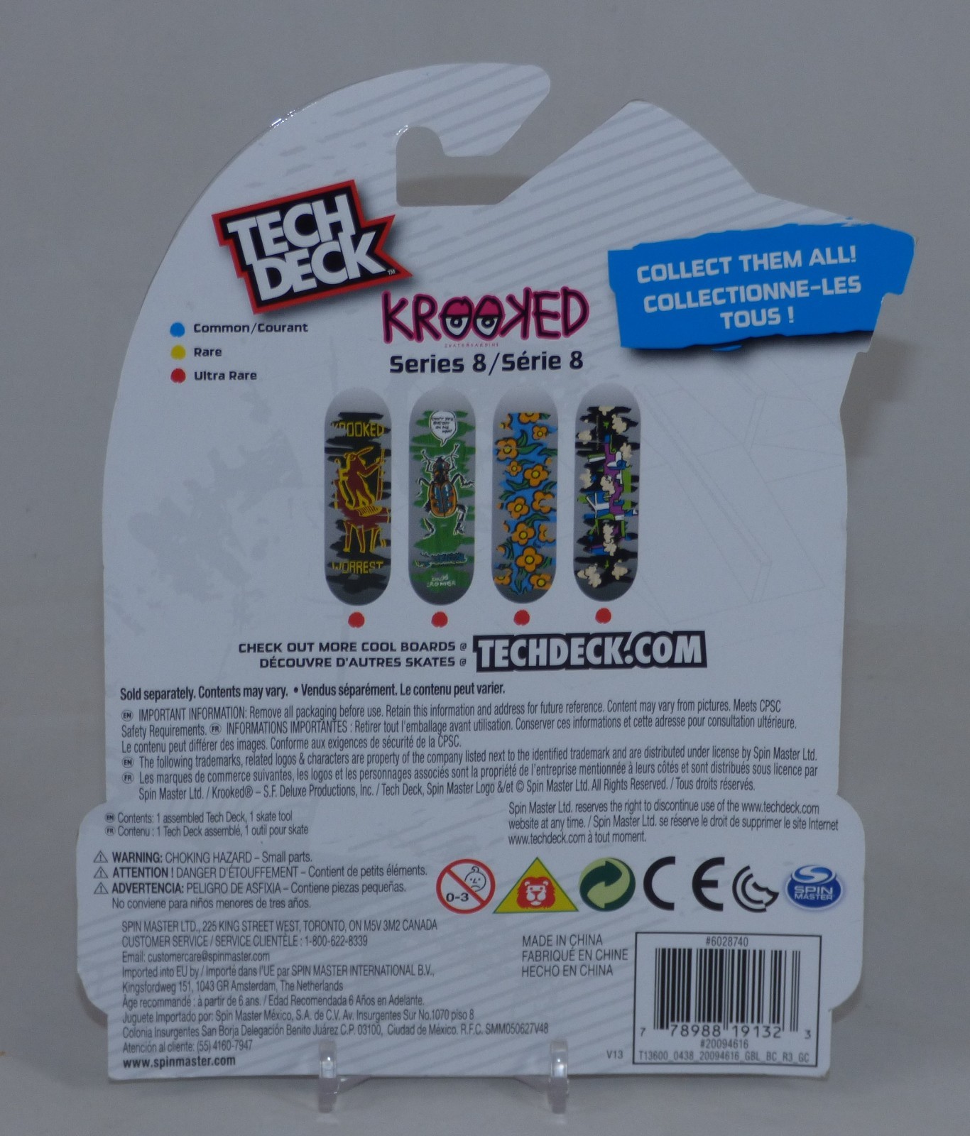 Spin Master TECH DECK Krooked Series 8 – Scratch & Reveal