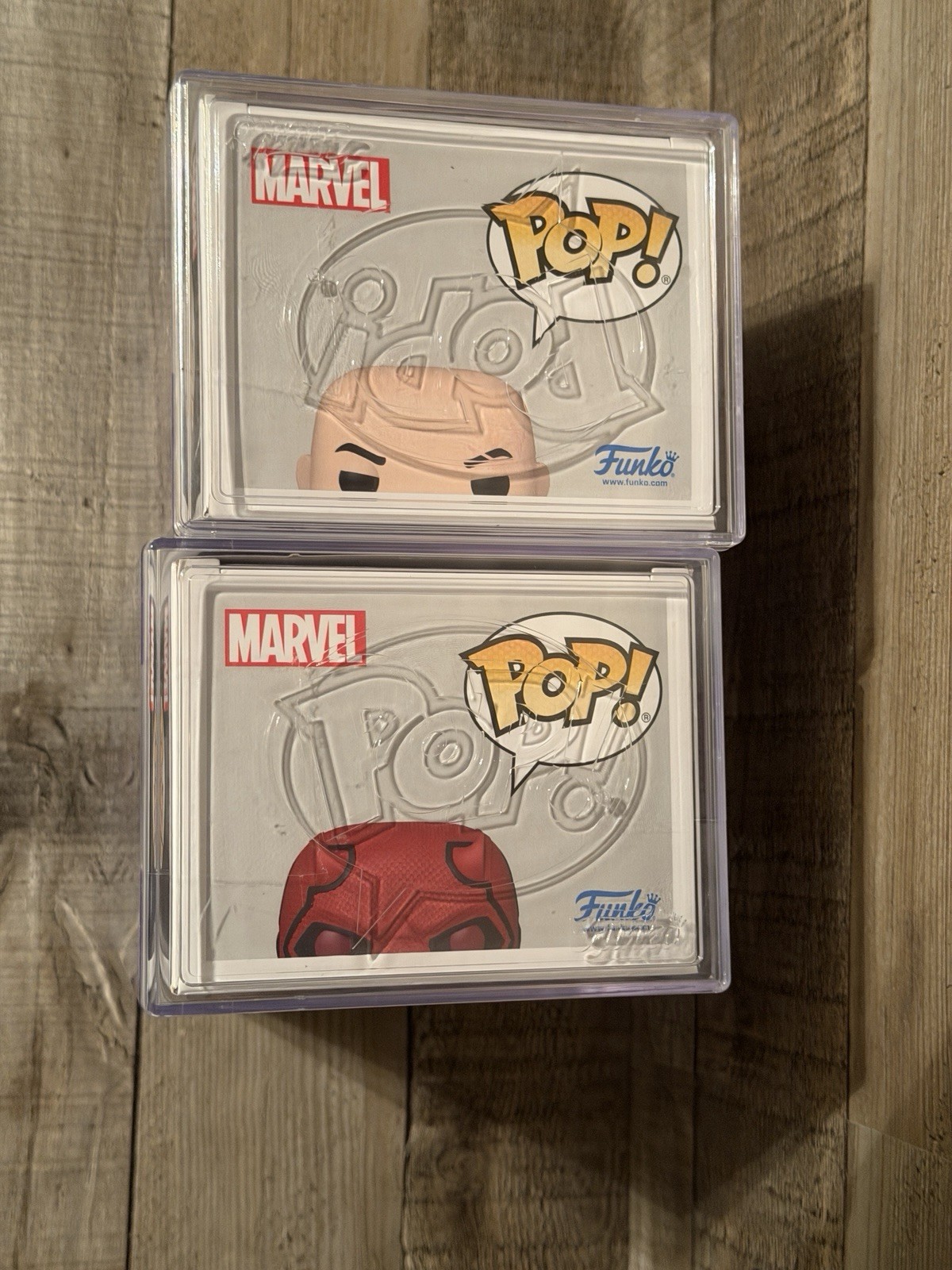 Signed Kingpin 1544 & Daredevil 1543 Funkos! Vincent D&rsquo;Onofrio & Charlie Cox