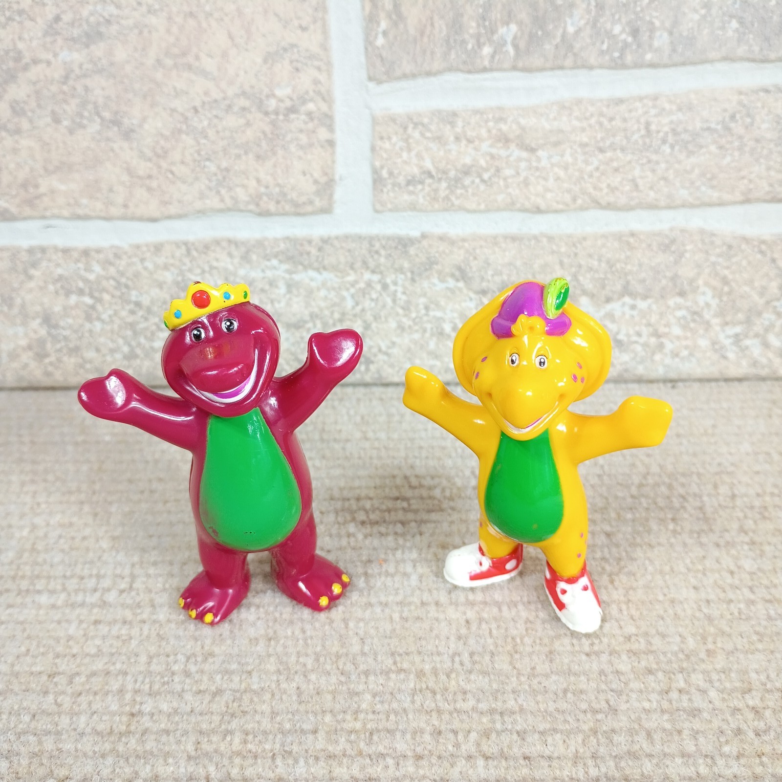Barney Dinosaur & Friends BJ Action Figures Mattel Lyons Studios Vintage 2001