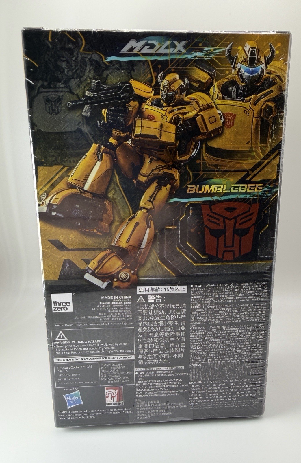 ThreeZero Transformers MDLX Bumblebee 5” Figure – NIB Sealed