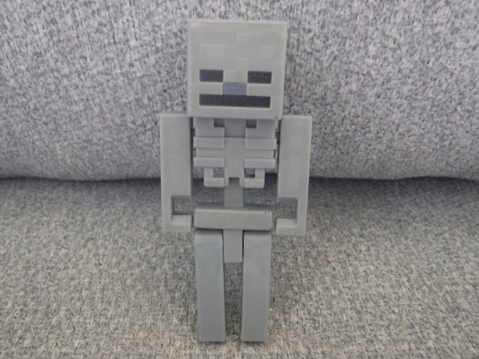 Minecraft figure lot 3.5&Prime; (SKELETON-BLAZE-STEVE changeable face-ZOMBIE) Mattel