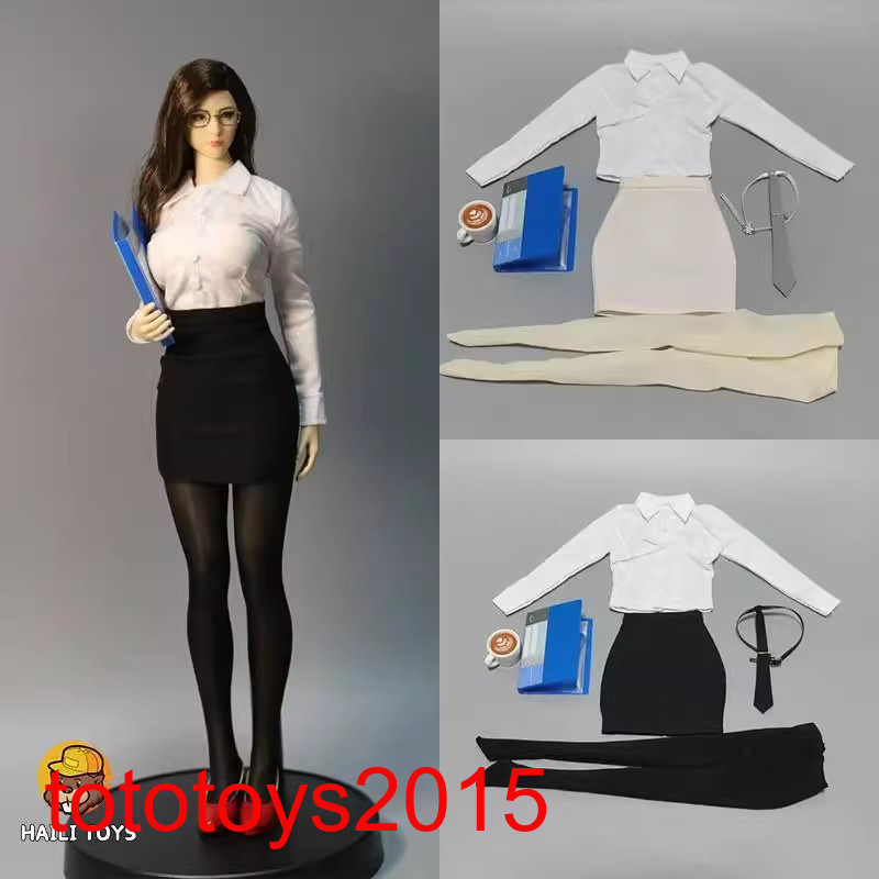 1/6 T-Shirt Hip Hugging Skirt Shoes Clothes For 12&Prime;Female PH TBL Figure Body Toy