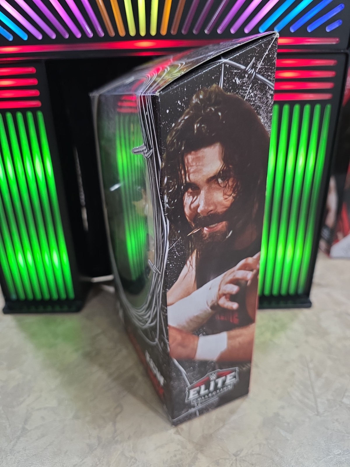 WWE Ringside Exclusive Cactus Jack With ECW Title Belt Mattel Mick Foley Sealed