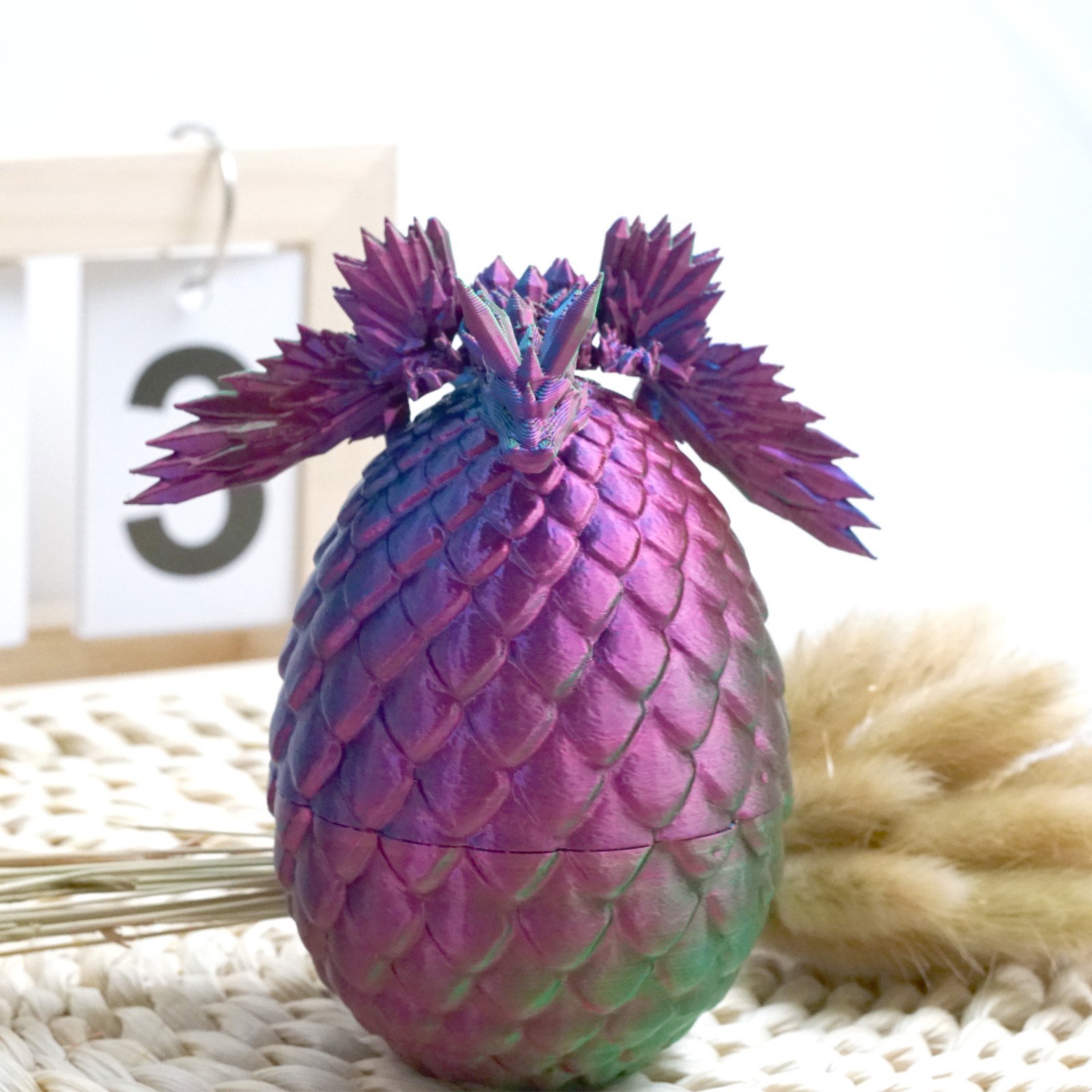 3D Printed Pterosaur Egg Model,Articulated Animals figure,Fidget Toys Home Decor