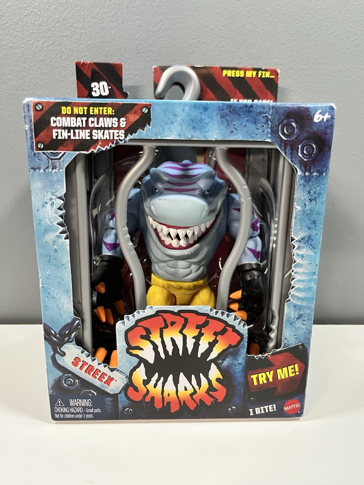 Street Sharks Streex Figure 2024 30th Anniversary Mattel NEW Factory Sealed!!
