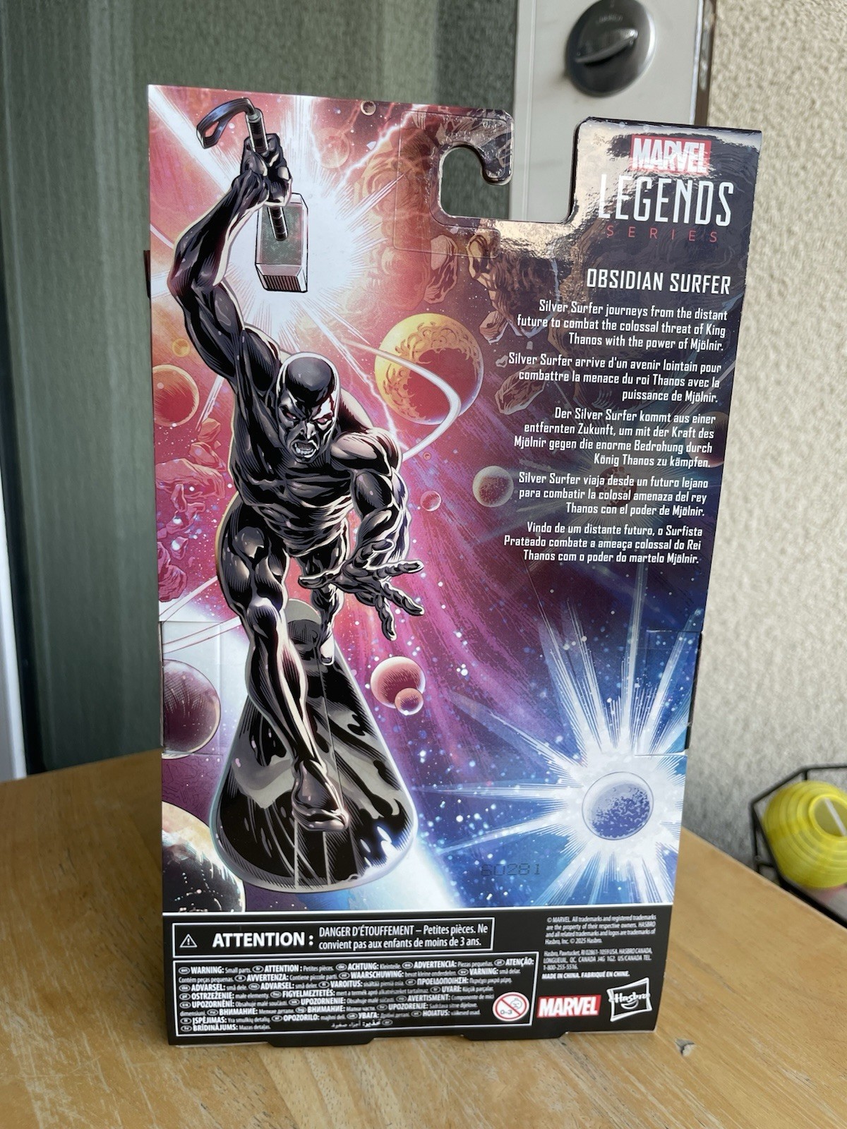 (2026) Marvel Legends: Obsidian Silver Surfer Factory Sealed NIB