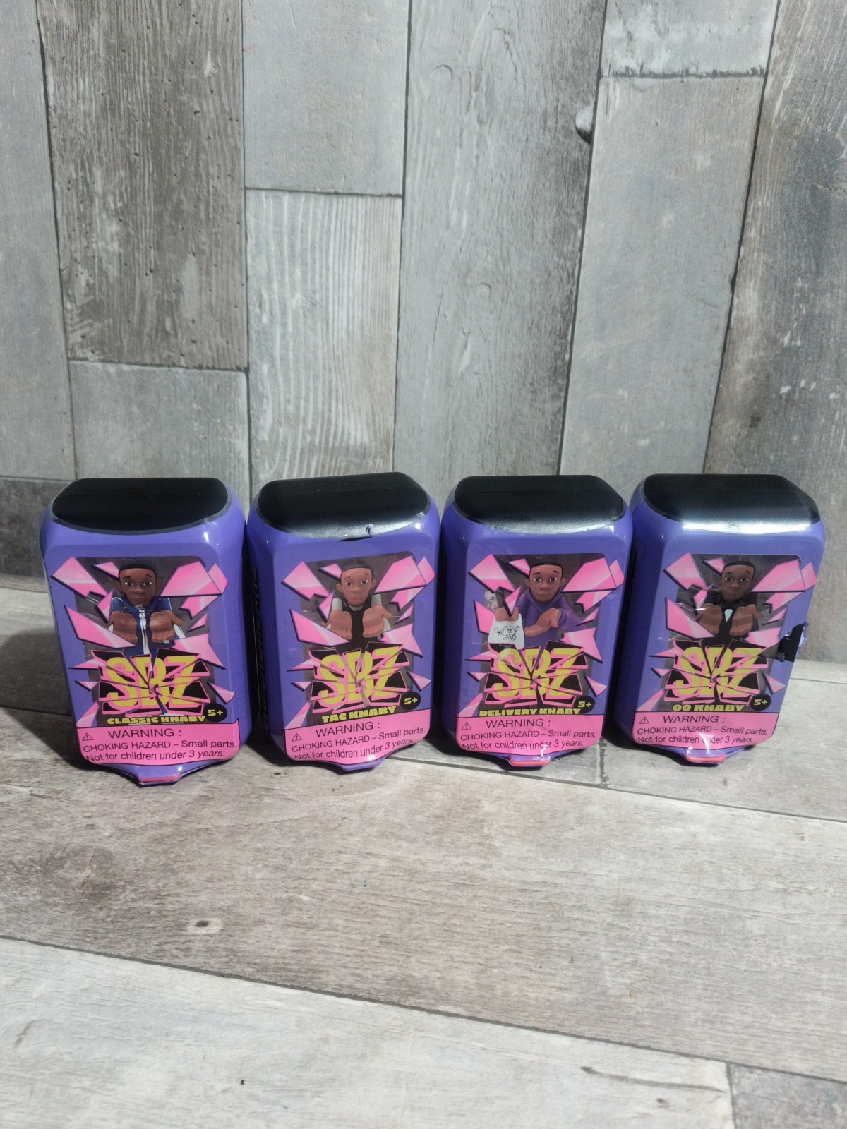 ScreenBreakZ Delivery, 00, Classic & TAC Khaby 4.5&Prime; Collectible Figure Lot 4 New