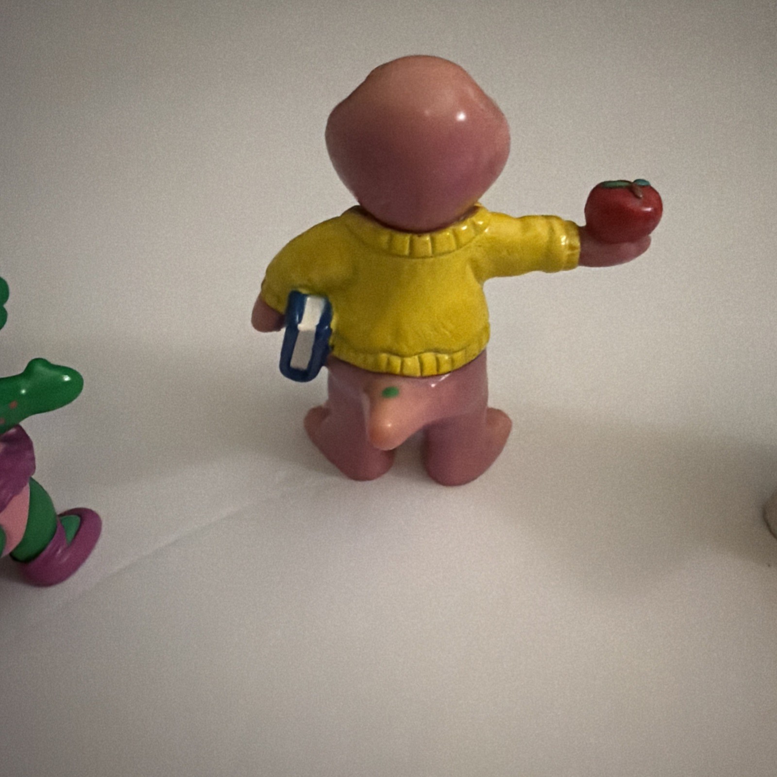 Barney & Friends Baby Bop BJ Dinosaur PVC Figures Playskool The Lyons Group Vtg