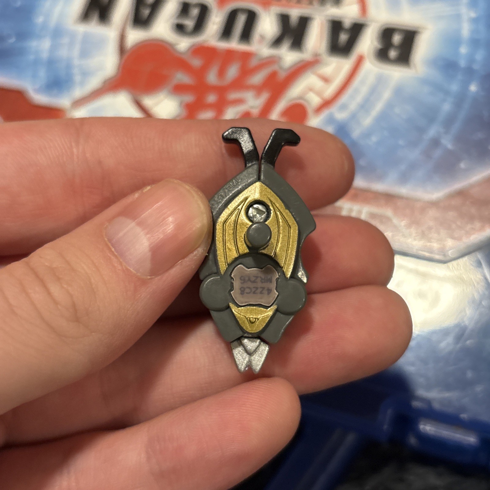 BAKUGAN Crosstriker Gray & Copper MECHTANIUM S BakuNano Bc3