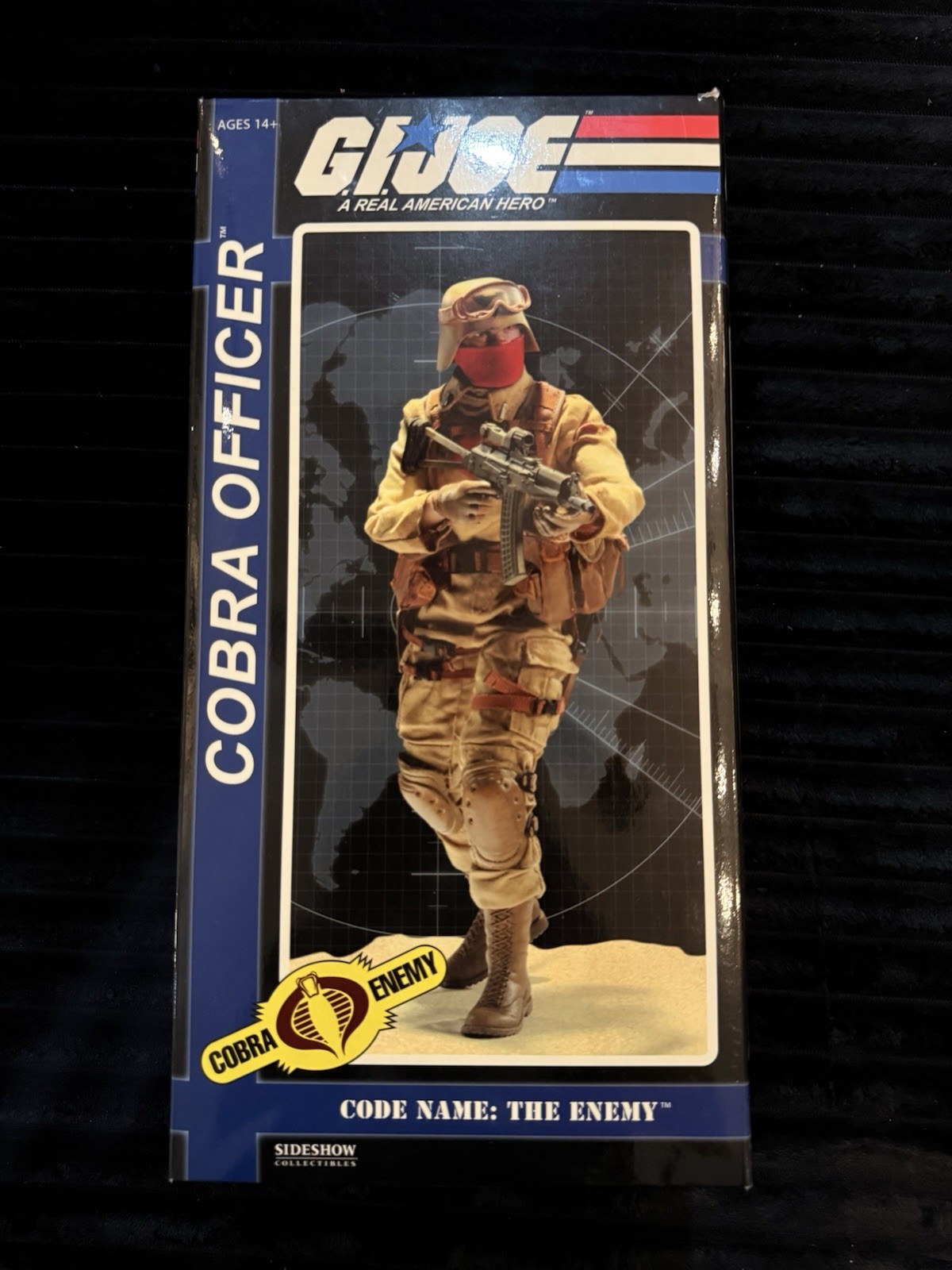 Sideshow Collectibles GI Joe Cobra Officer 1/6th Figure Desert Trooper Complete
