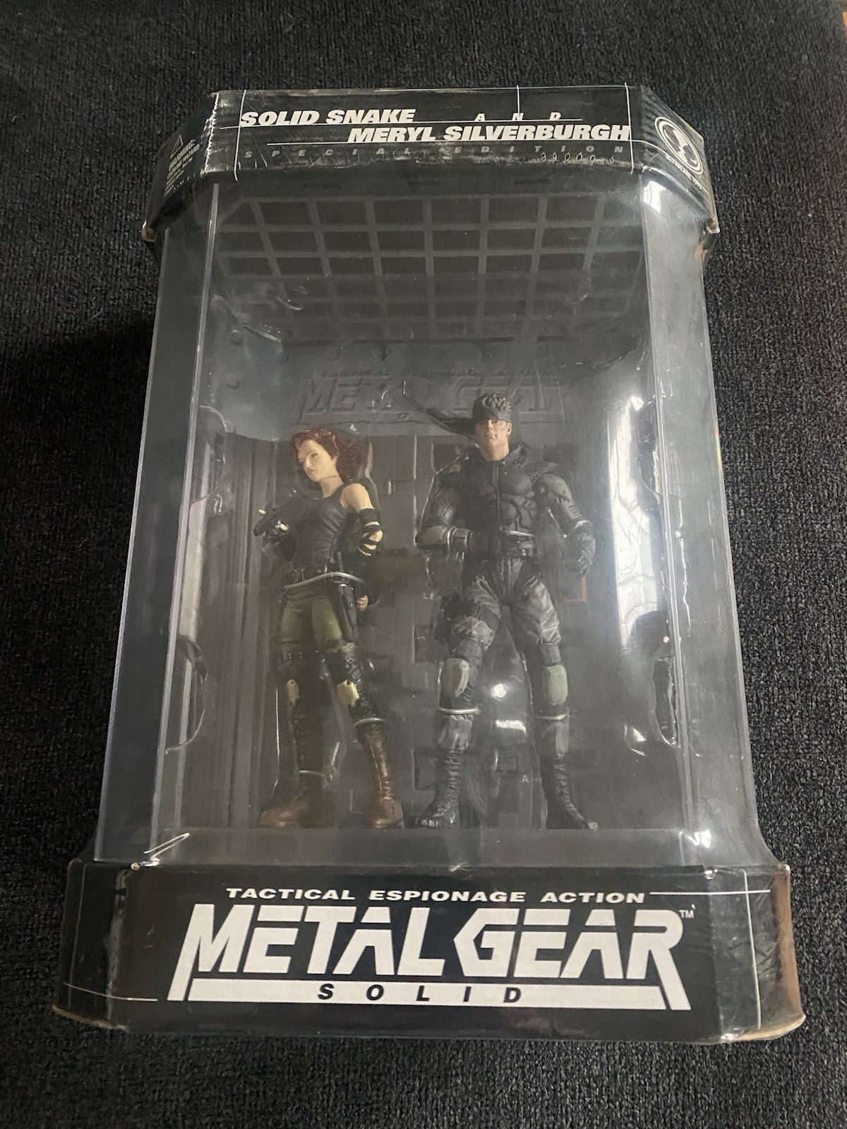 SEALED McFarlane Metal Gear Solid Snake & Meryl Silverburgh Set – See Notes