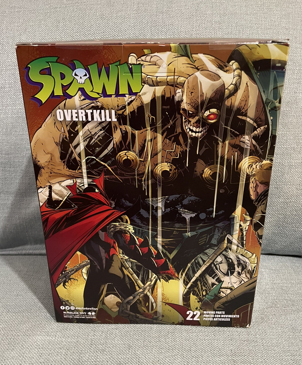 NEW OvertKill Spawn Megafig 9” Action Figure Boxed McFarlane Toys 2022