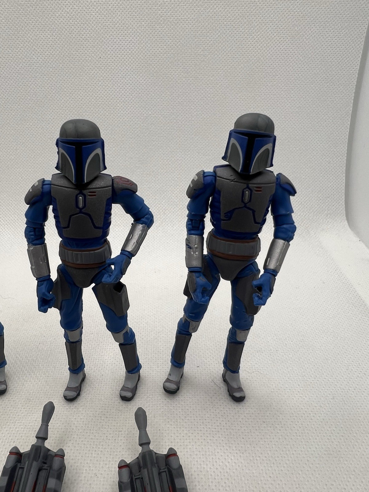 Star Wars The Clone Wars Death Watch Mandalorian Warrior Lot *see Pics