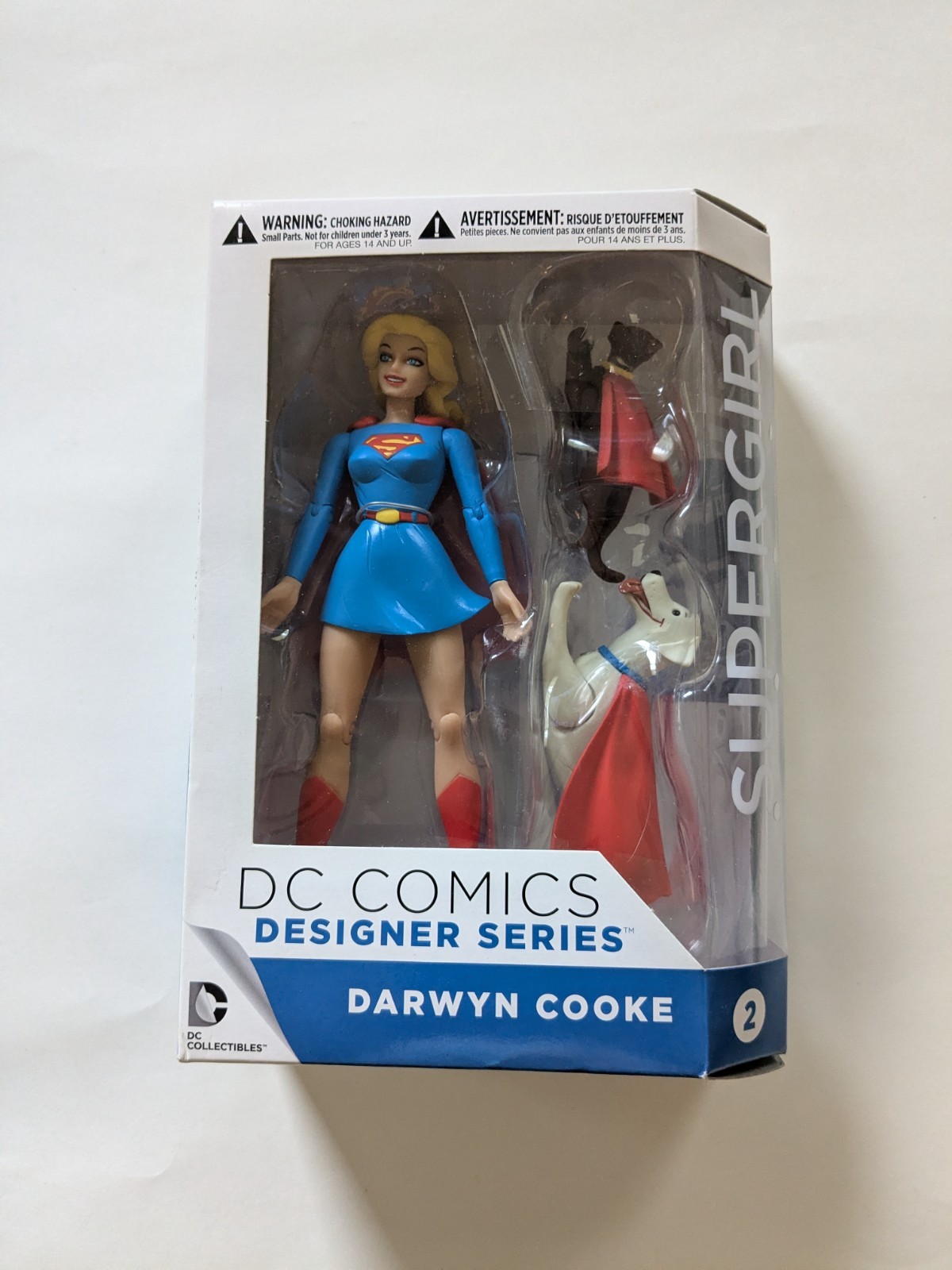 SUPERGIRL DC COMICS DESIGNER SERIES DARWYN COOKE 7 INCH NEAR MINT!