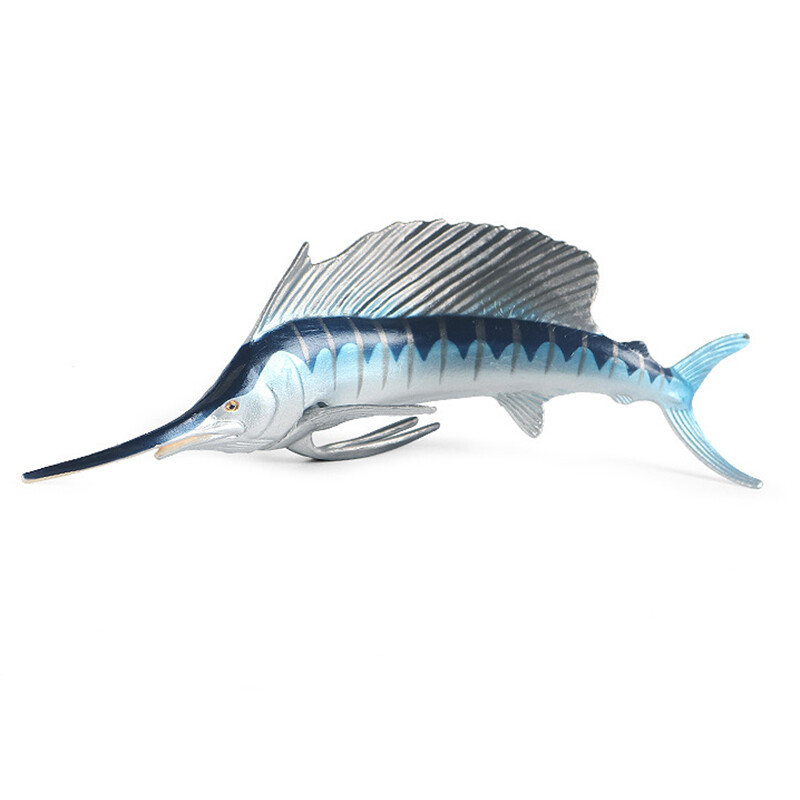 Swordfish Action Figure Model Toy Realistic Ocean Role Play Toys for Kids Gifts