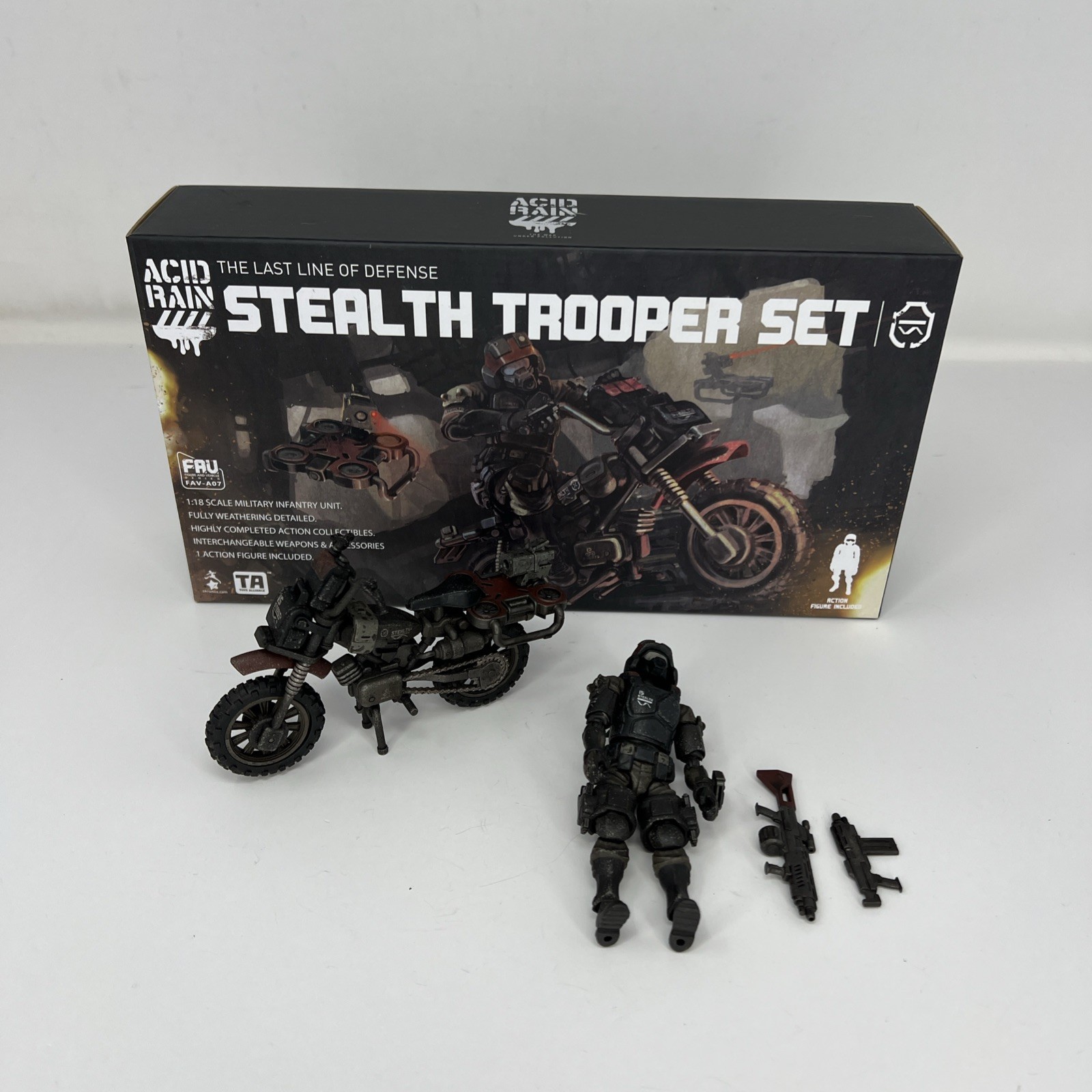 Acid Rain FAV-A07 Stealth Trooper Wildebeest Set 1/18 Toys Alliance Used READ
