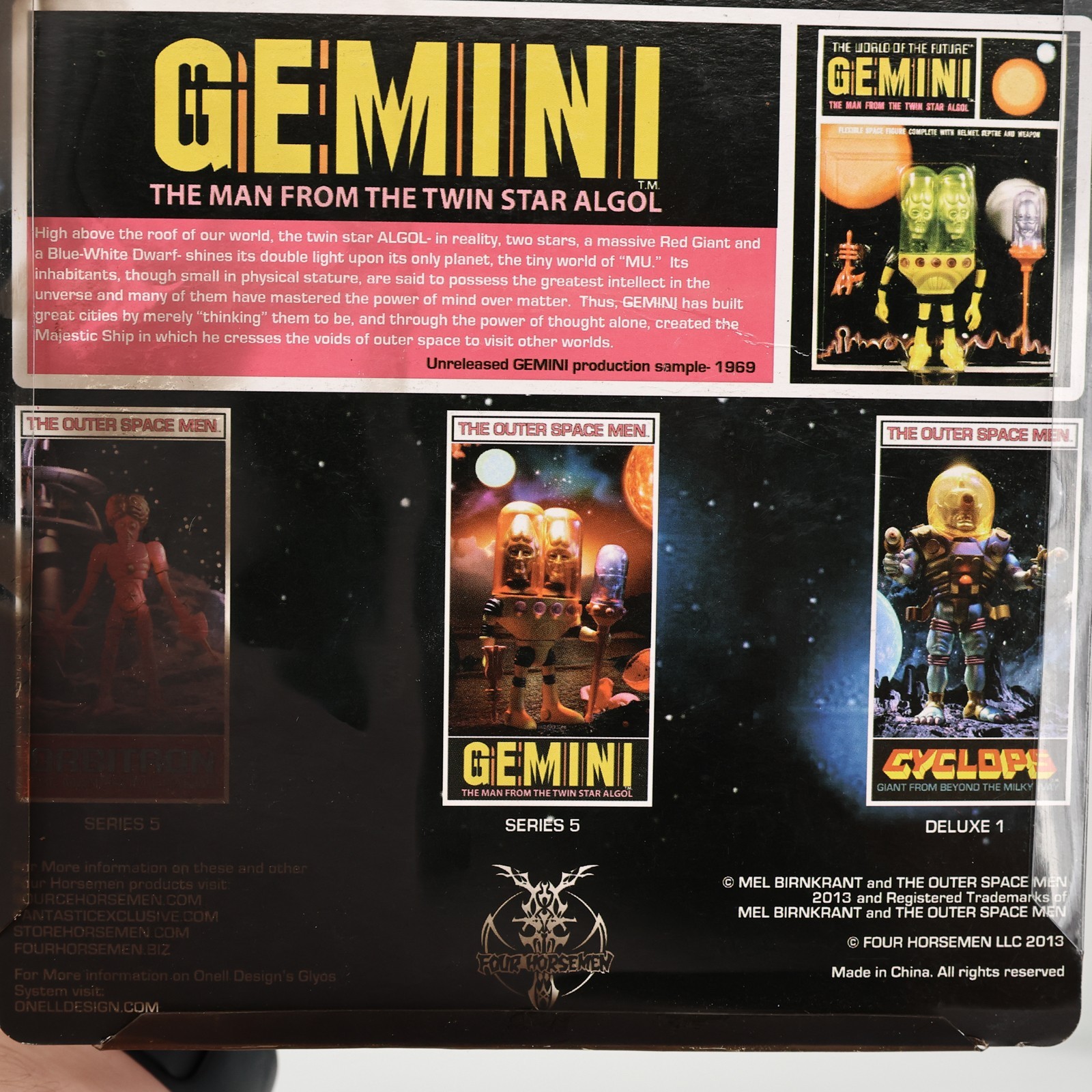 New Sealed 2013 The Outer Space Men Gemini The Man From the Twin Star Algol