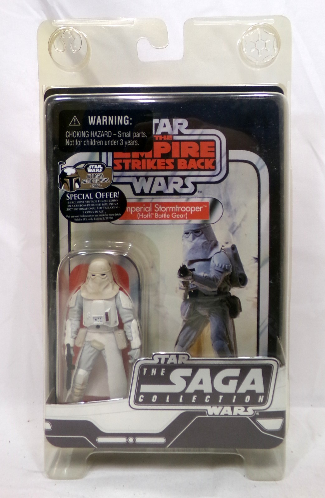 Star Wars Saga Collection Stormtrooper Hoth Battle Gear 3.75&Prime; Figure Hasbro 2007