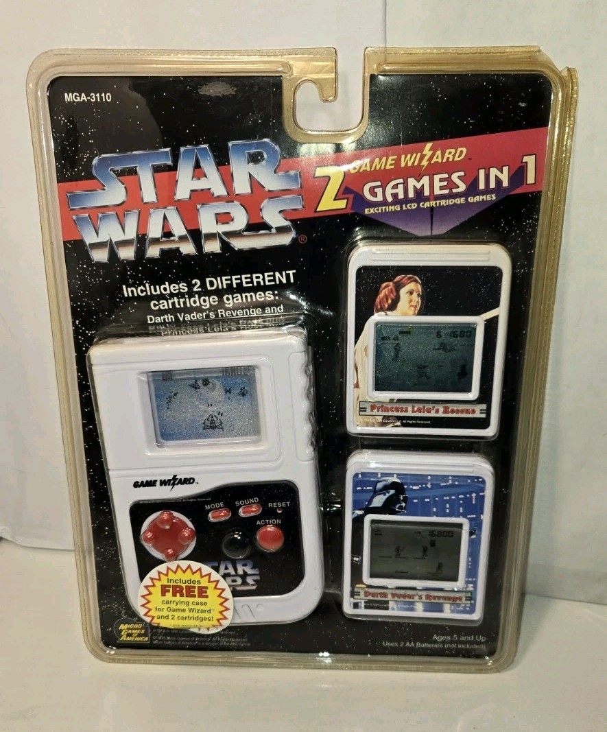 Star Wars – Game Wizard Electronic LCD Handheld Game Console with Darth Vader’s