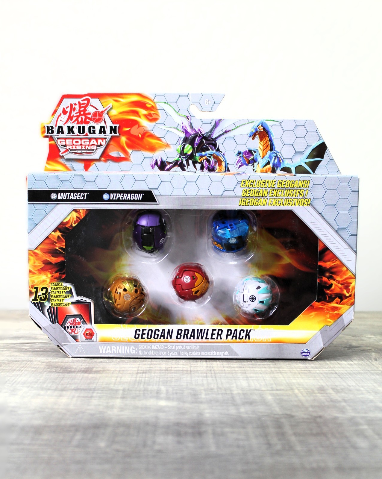 Bakugan Geogan Rising Geogan Brawler Pack Mutasect Viperagon Dragonoid Ferascal