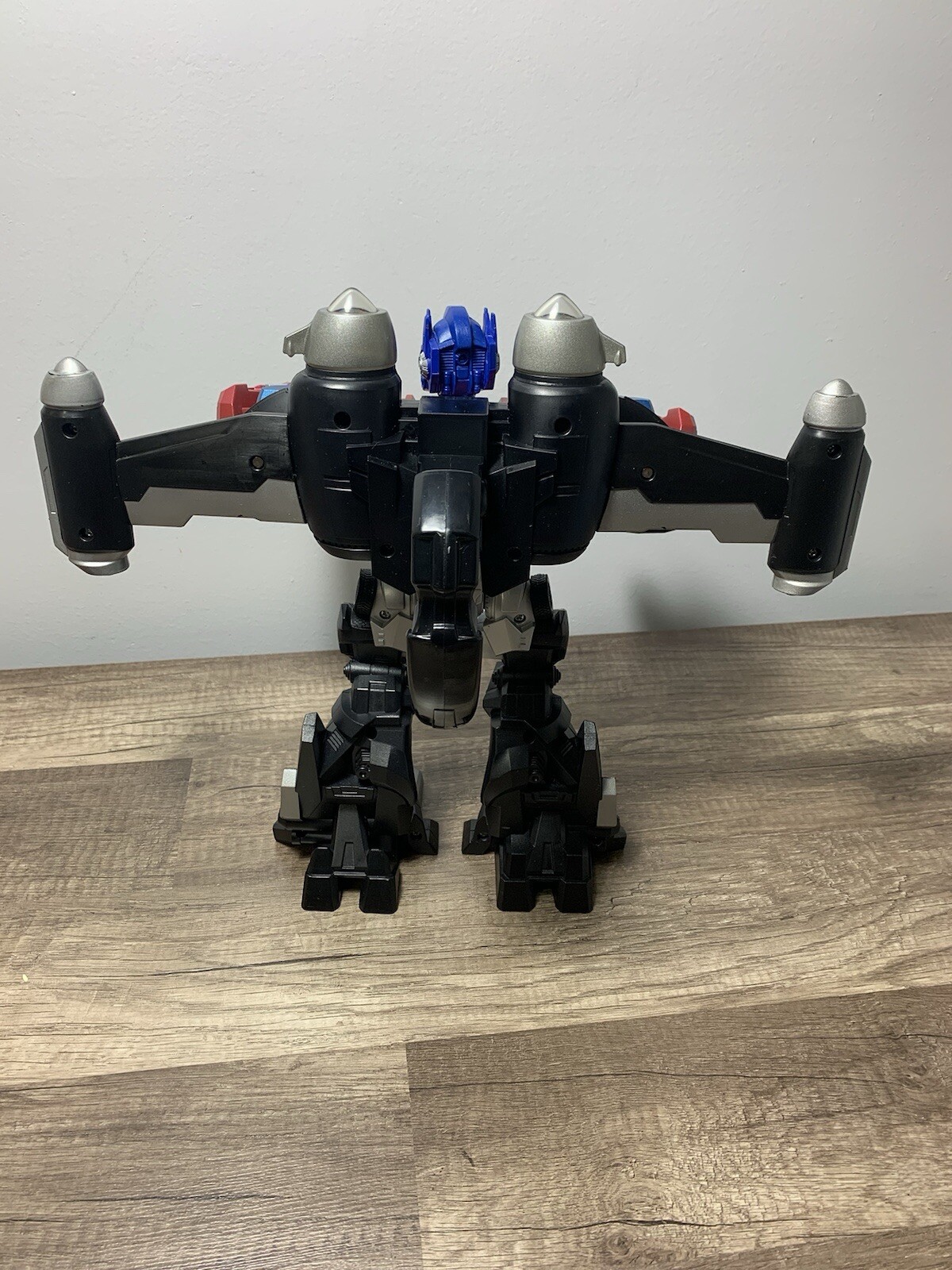 Optimus Prime Transformer Mega Power Bots Jet Talking Light Up Disinfected