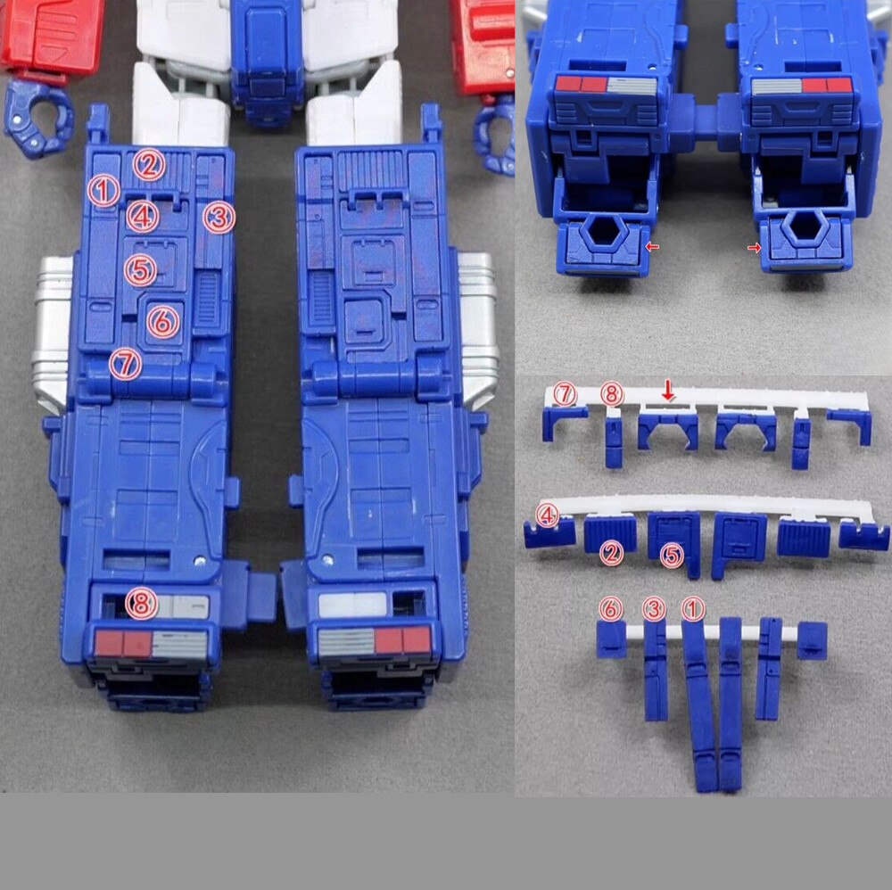 DIY Head Cockpit Back Cover Flying Backpack Filler Upgrade Kit For SS86 OP Prime