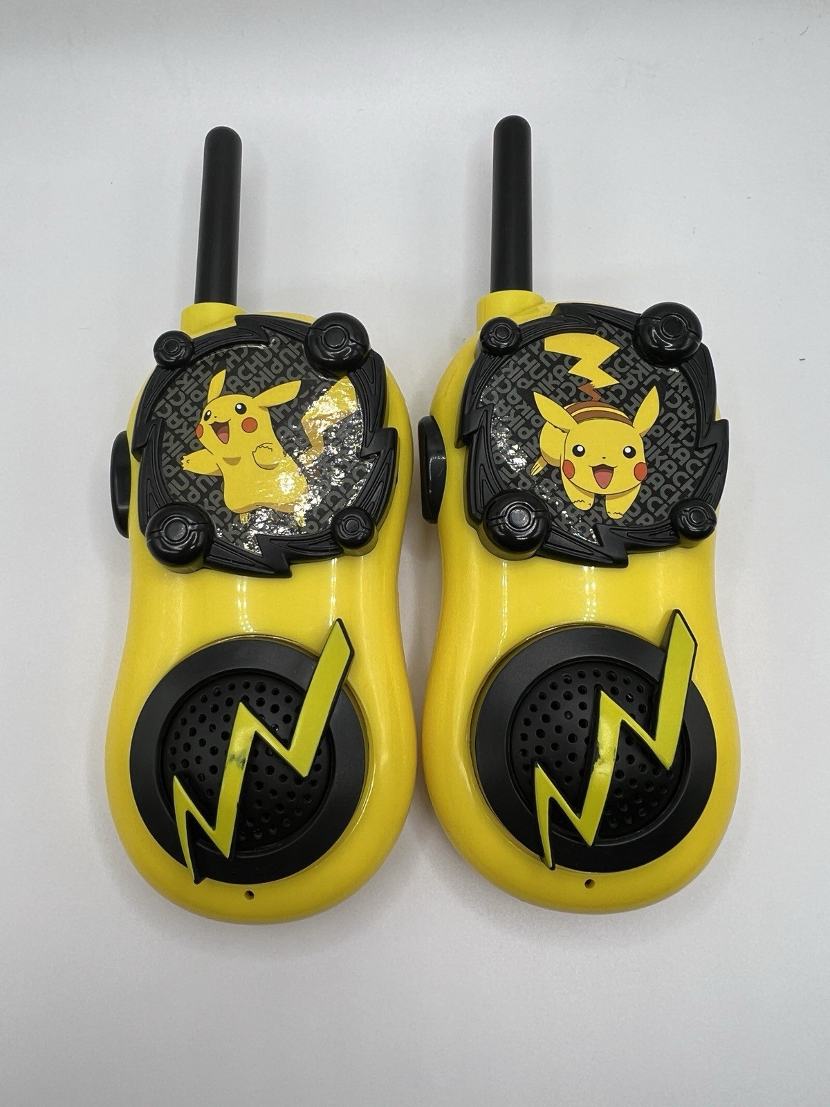 Pikachu Pokémon Kids Walkie Talkies – Two-Way Radios – Yellow – TESTED
