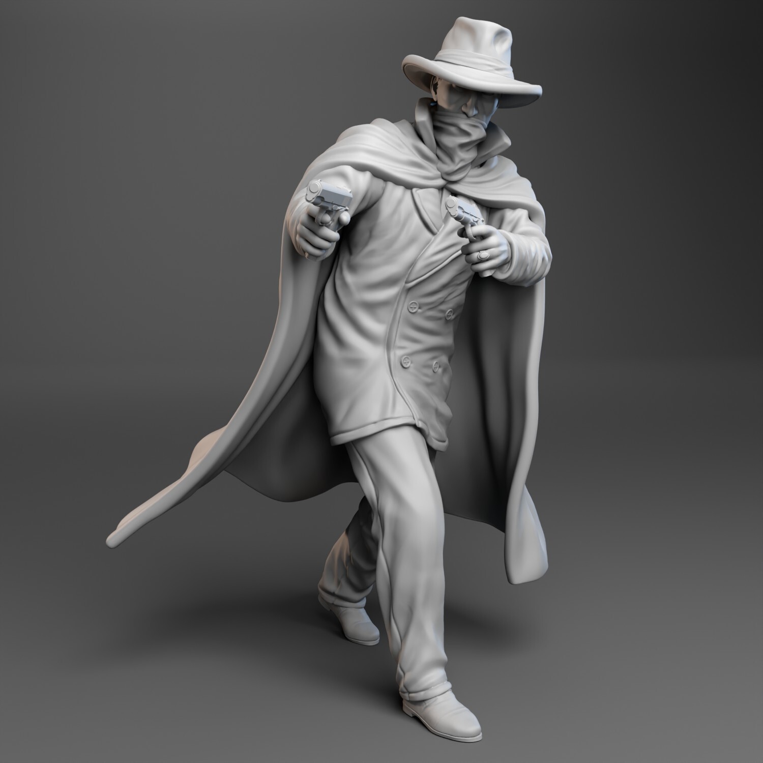 The Shadow KNOWS 3D Printed Figure – 5 inches tall – Various Sizes Available