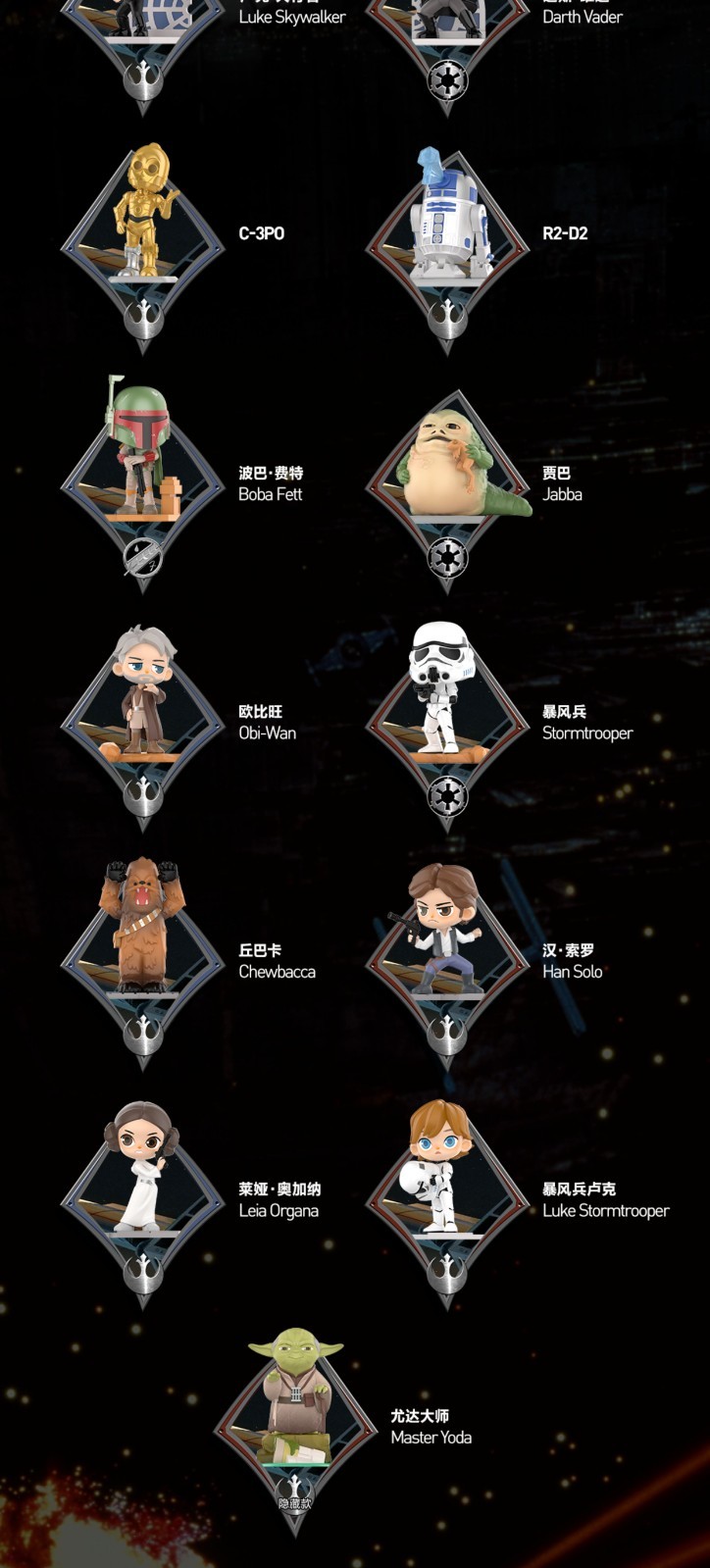 Han Solo – POP MART Star Wars Series Figure Confirmed Blind Box Toy Doll Gift
