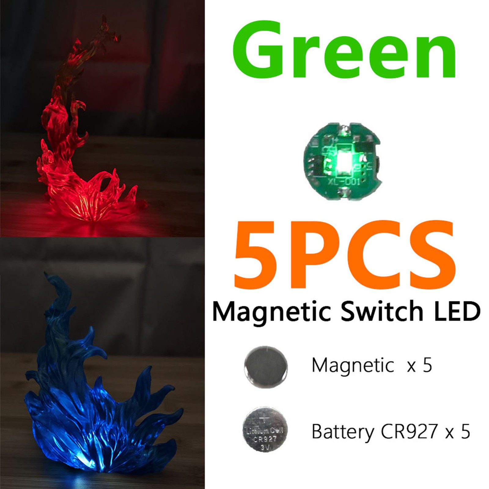 Gundam Model Gunpla Model Kit Detail Up Magnetic Switch LED Unit MG 1/100