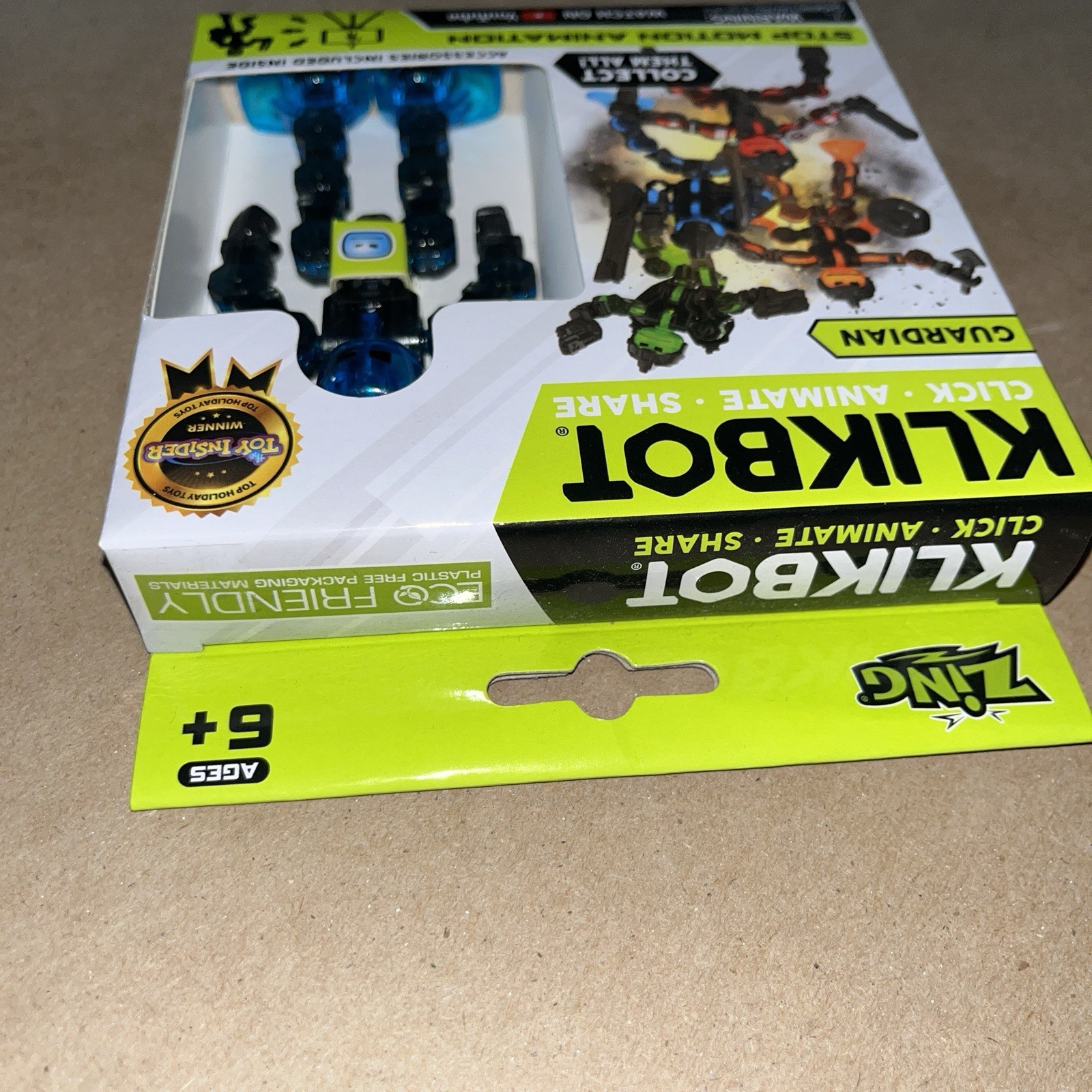 Klikbot Stop Motion Animation Figure – Guardian – Barrage – Zing – NEW!