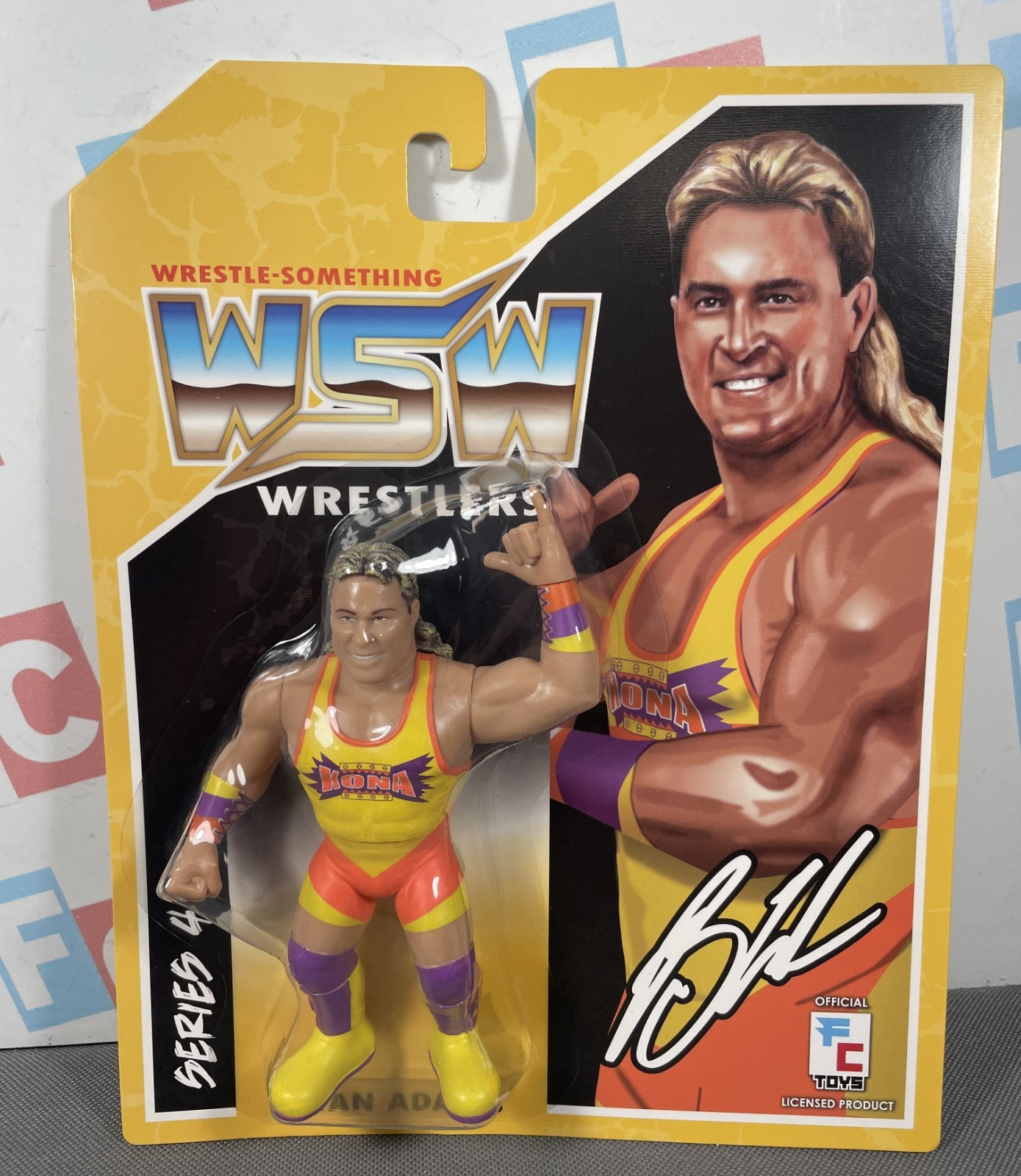 FC Toys Retro Wrestle-Something Wrestlers Series 4 Brian Adams Figure Crush